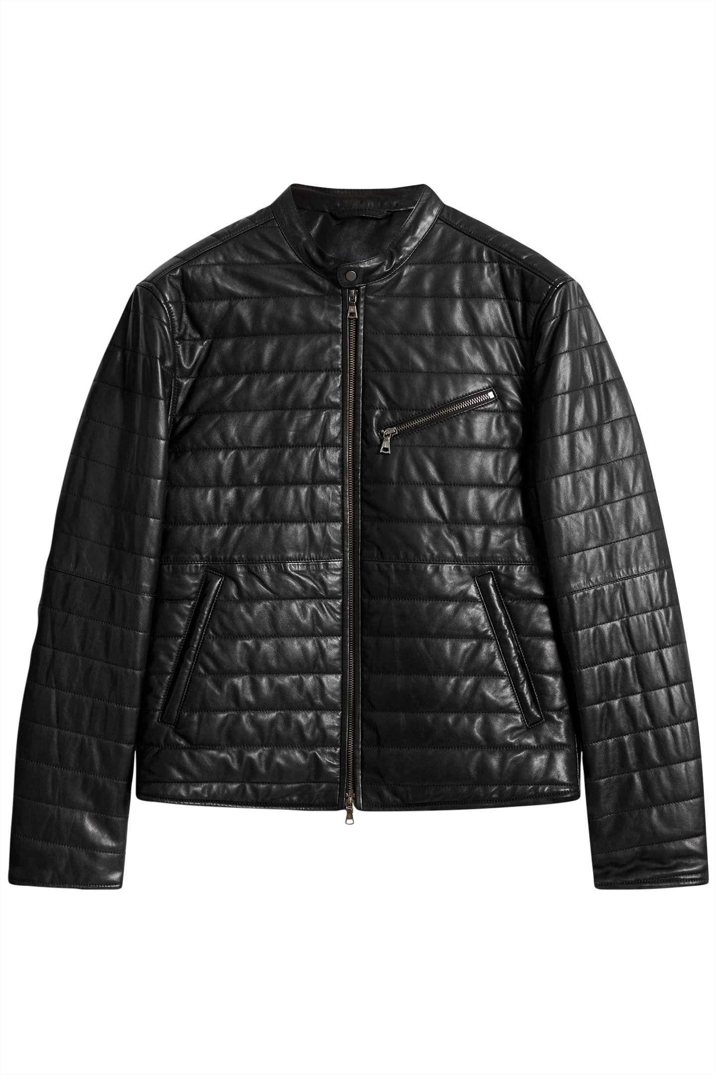 KITT QUILTED RACER JACKET BLACK 2
