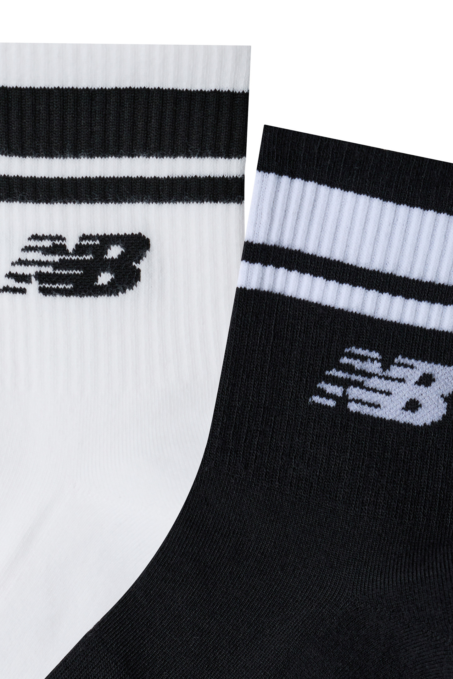 UNISEX RUN REPREVE ANKLE 2 PACK WHITE/BLACK 3