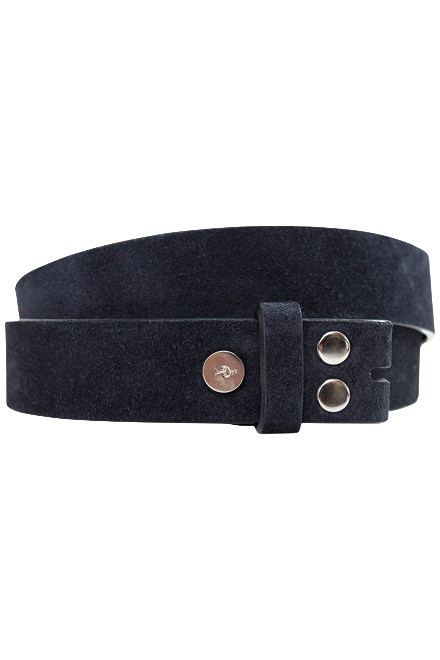 AMOR - NAVY VELVET LEATHER BELT BODY 2