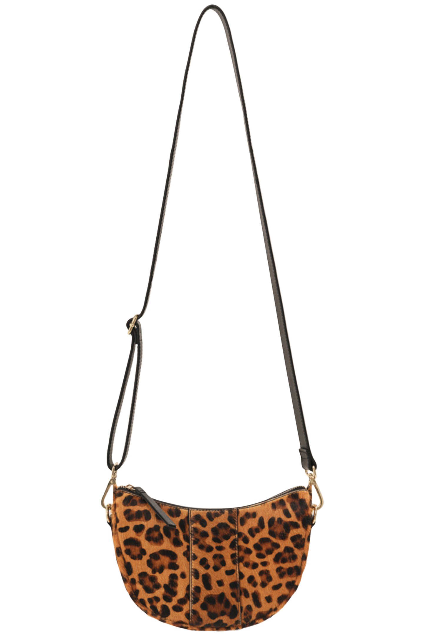 ALBA - TOFFEE-COLORED SHOULDER BAG IN FOAL-EFFECT LEATHER WI 1