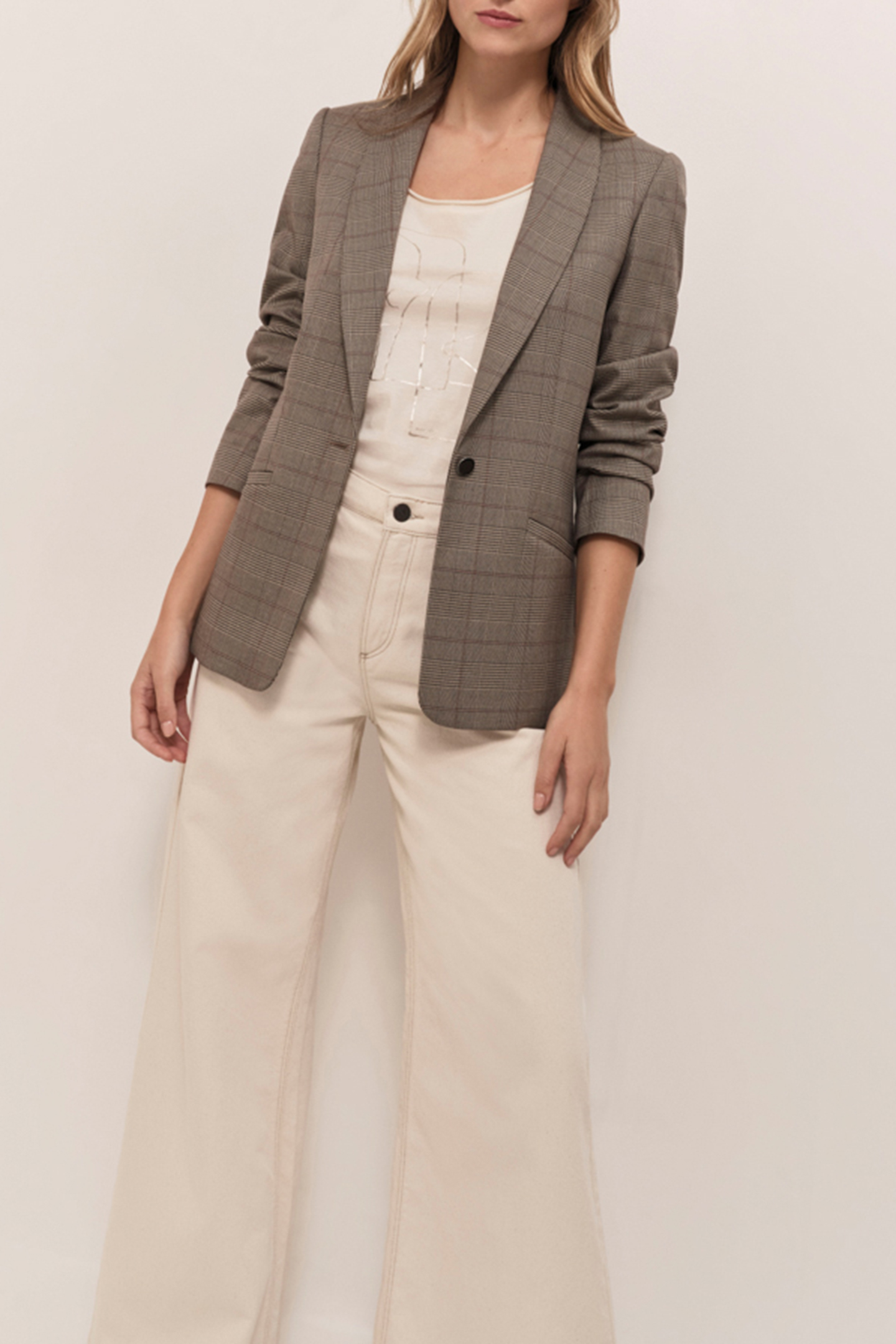 VOICE - PLATINUM SUIT JACKET WITH PRINCE OF WALES CHECK PATT 3