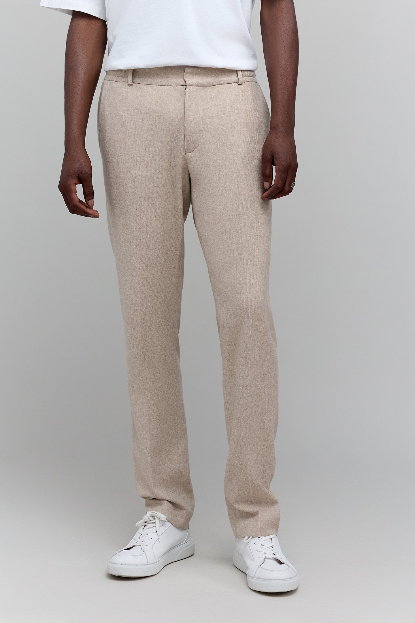 NATURAL FLANNEL JOGPANTS 1