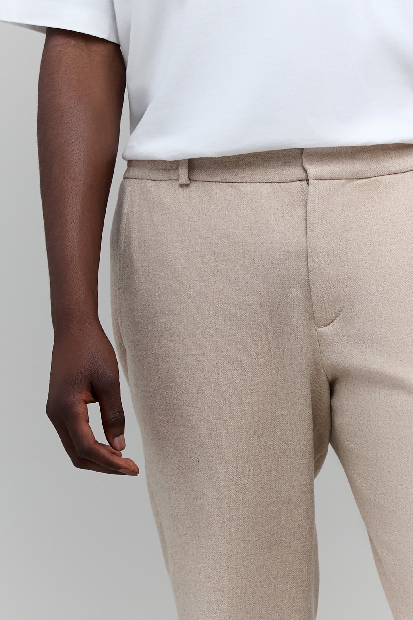 NATURAL FLANNEL JOGPANTS 5