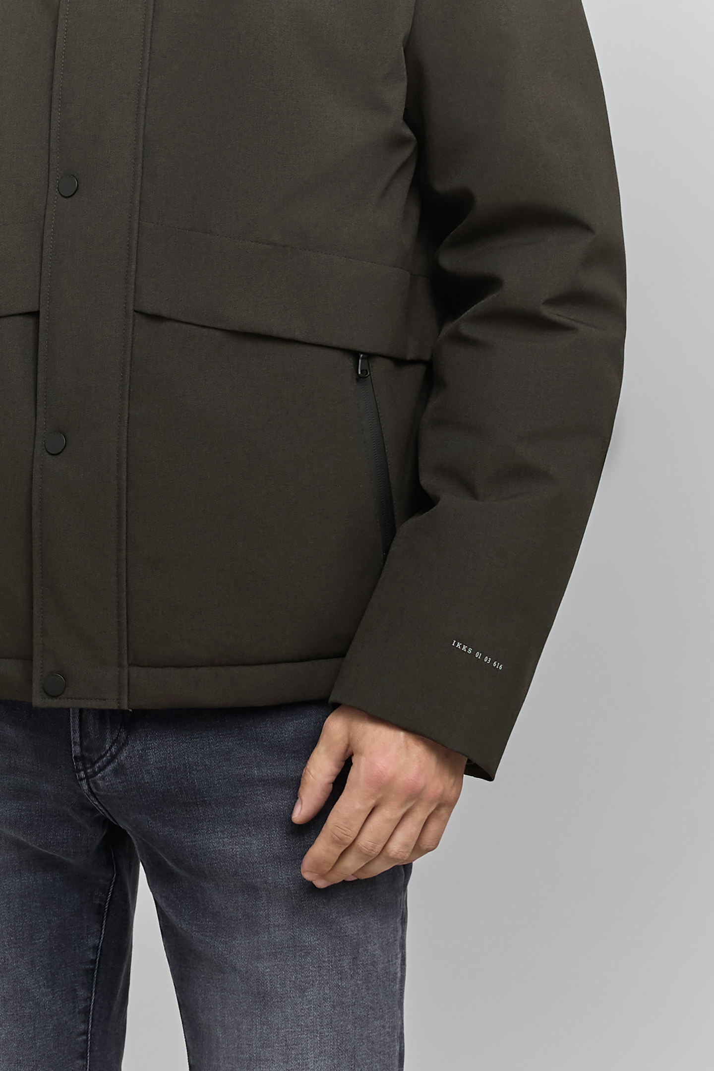 WATERPROOF BREATHABLE GRANULATED NYLON KHAKI JACKET 6