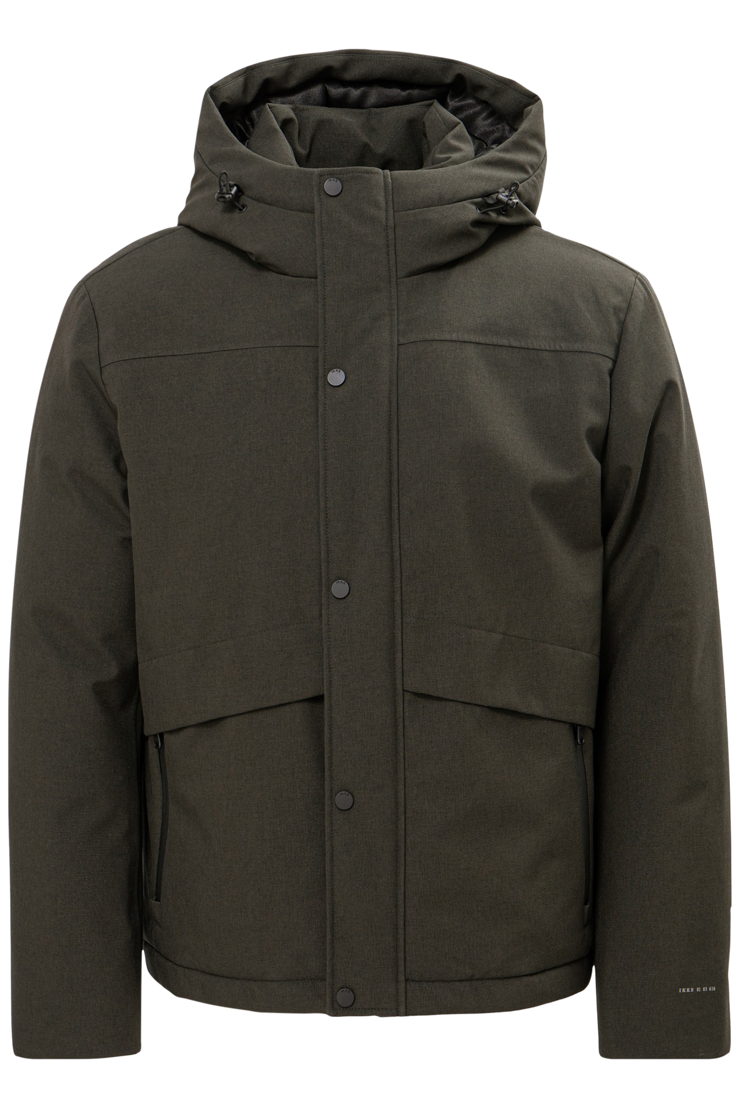 WATERPROOF BREATHABLE GRANULATED NYLON KHAKI JACKET 3