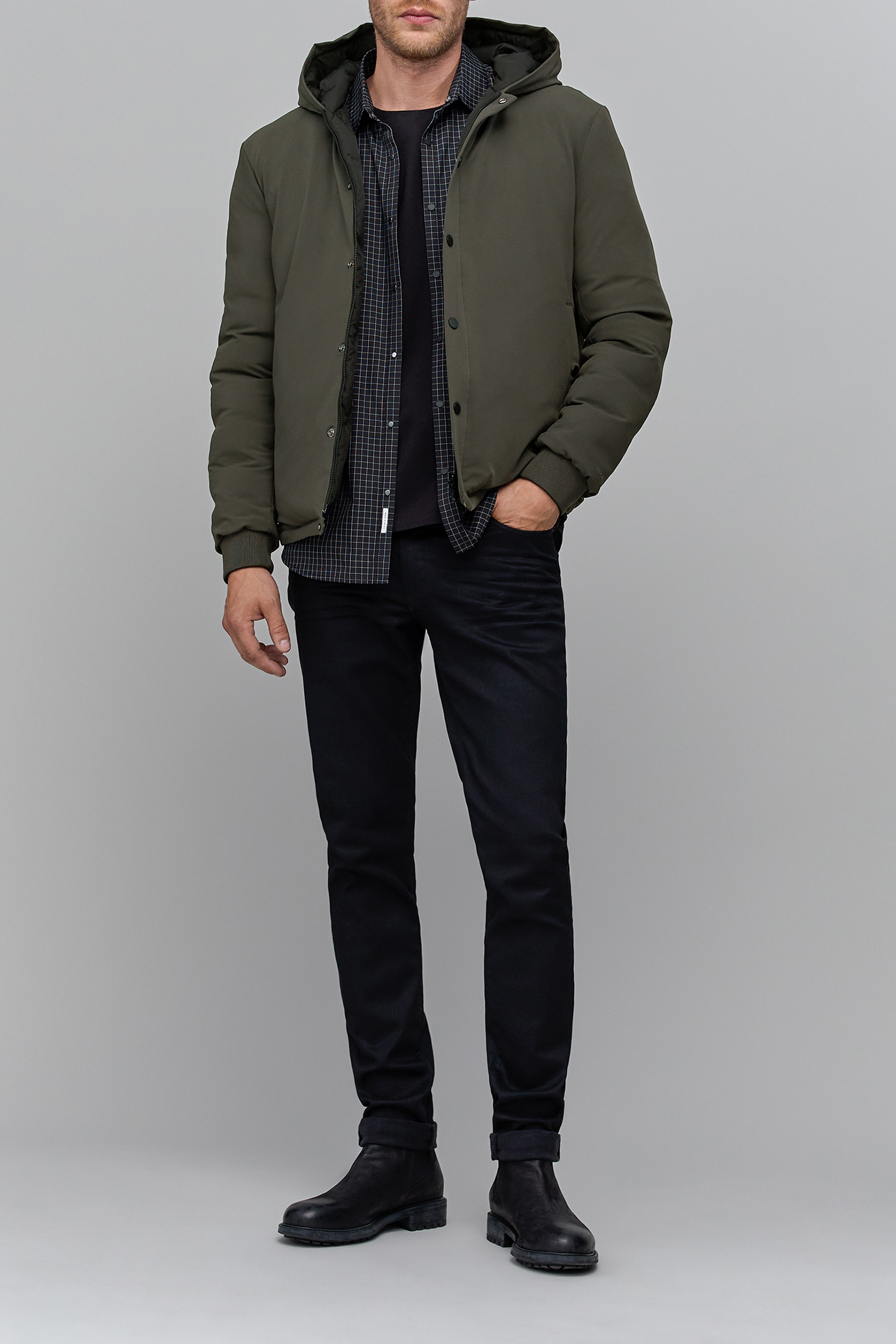 KHAKI NYLON GRANITE UNDERCOAT 5