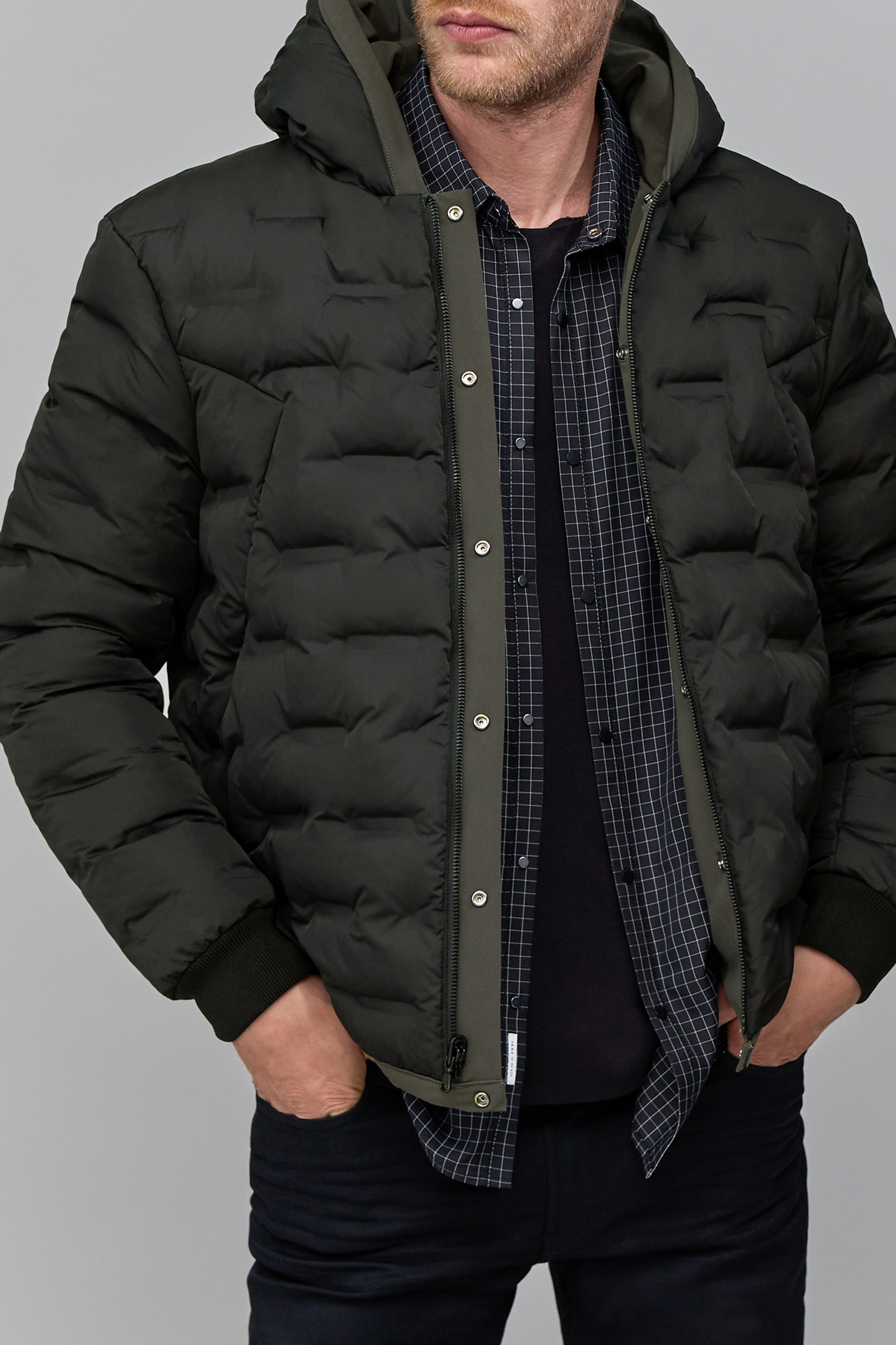 KHAKI NYLON GRANITE UNDERCOAT 7