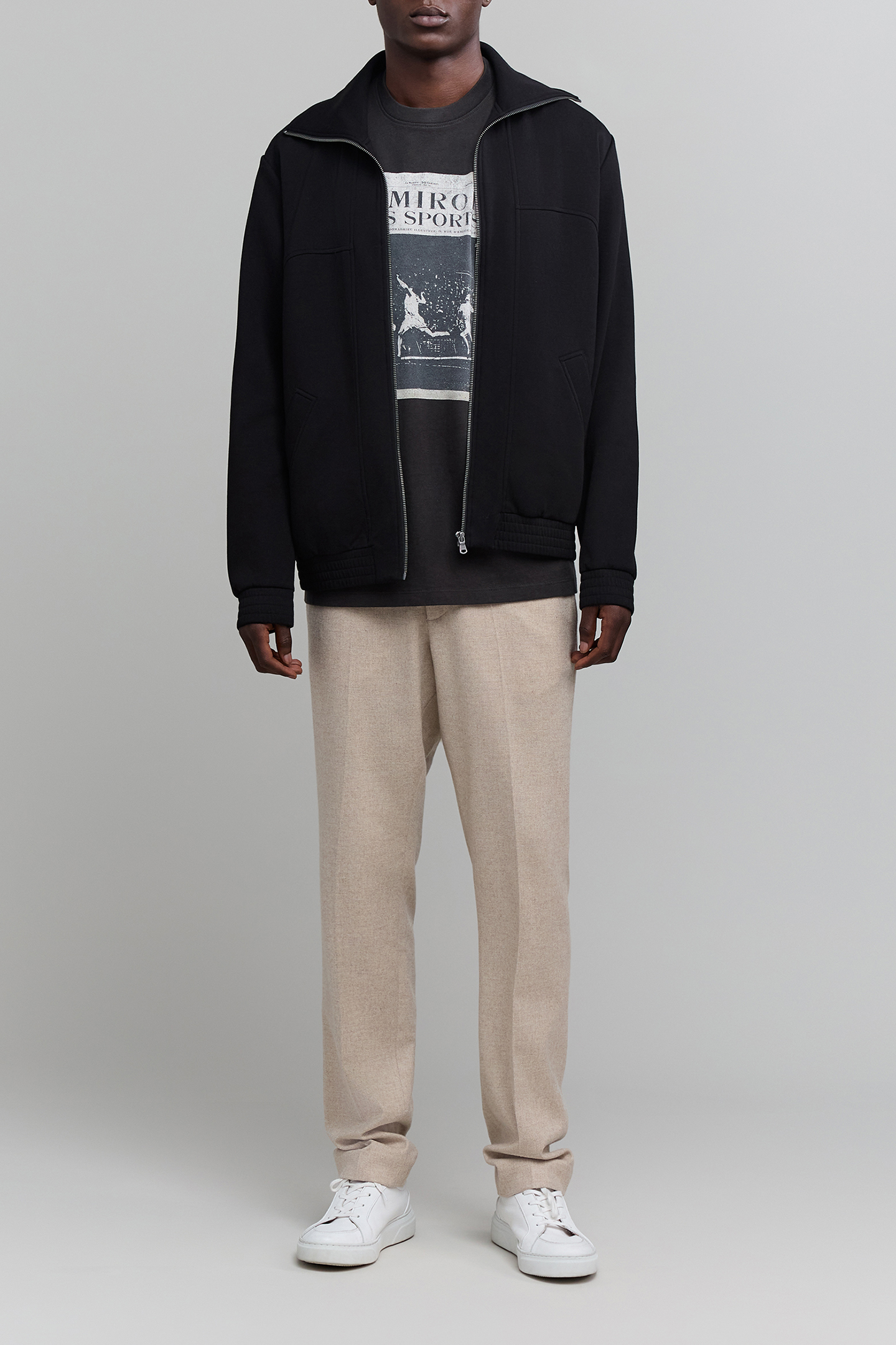 T-SHIRT ASPHALT ORGANIC COTTON VISUAL POSTER SPORT MEN 5