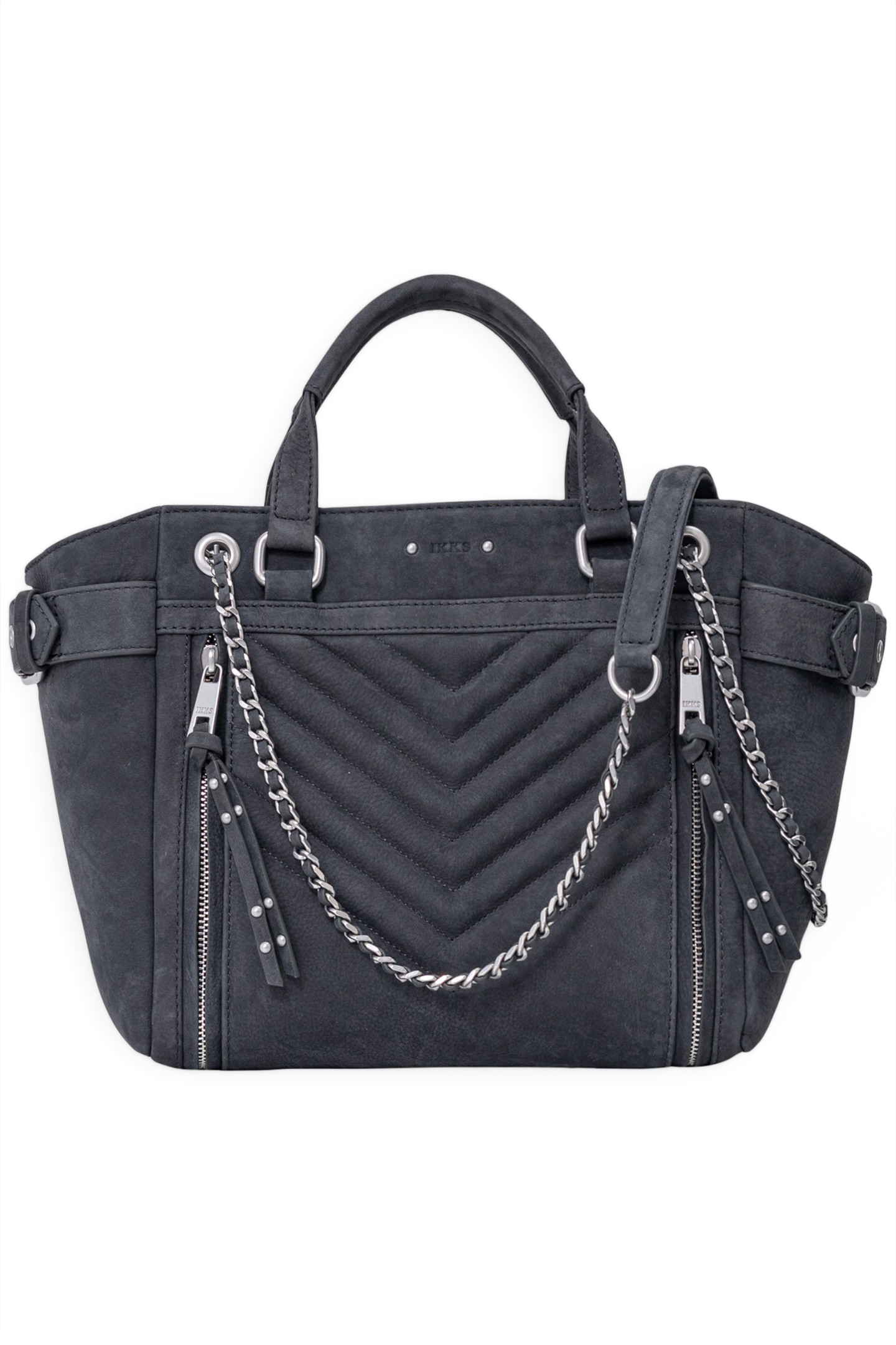BAG 1440 GREY NUBUCK LEATHER 1