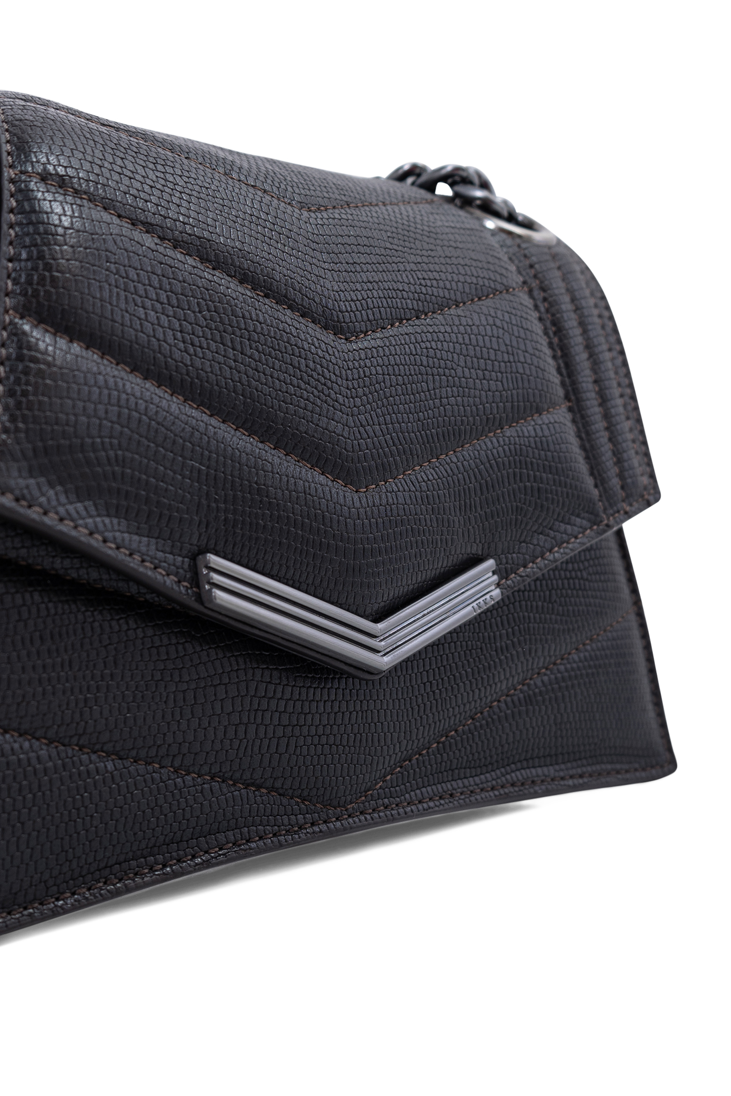 THE 1. ITALY EMBOSSED LEATHER CHOCO 5