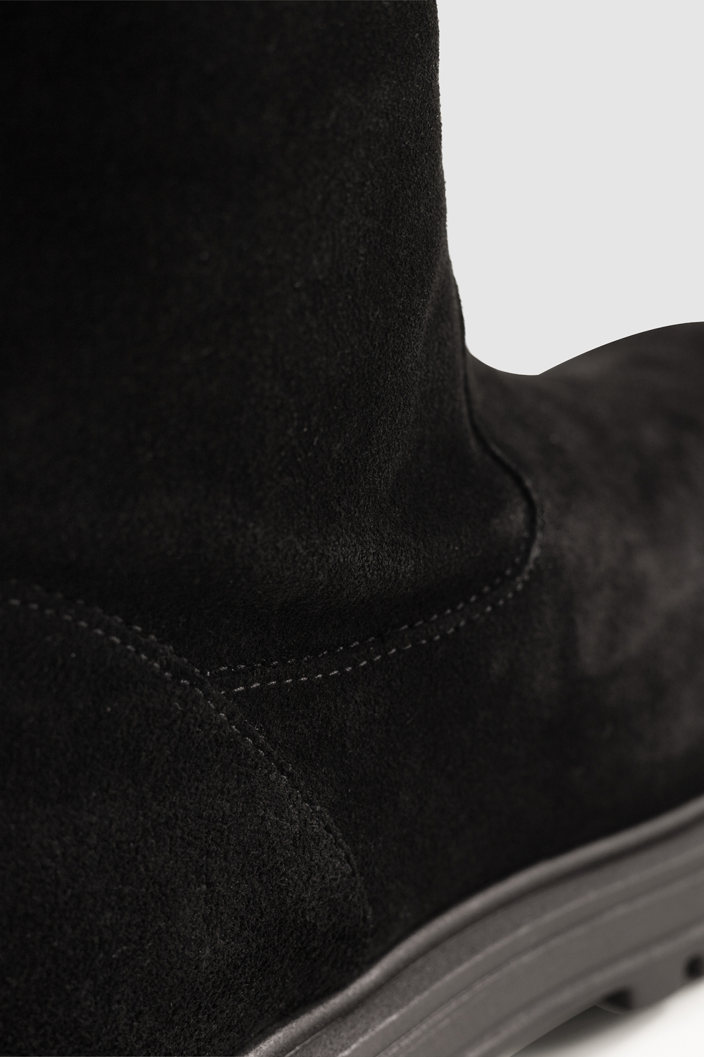BLACK SUEDE BOOTS WITH BUCKLE DETAIL 7