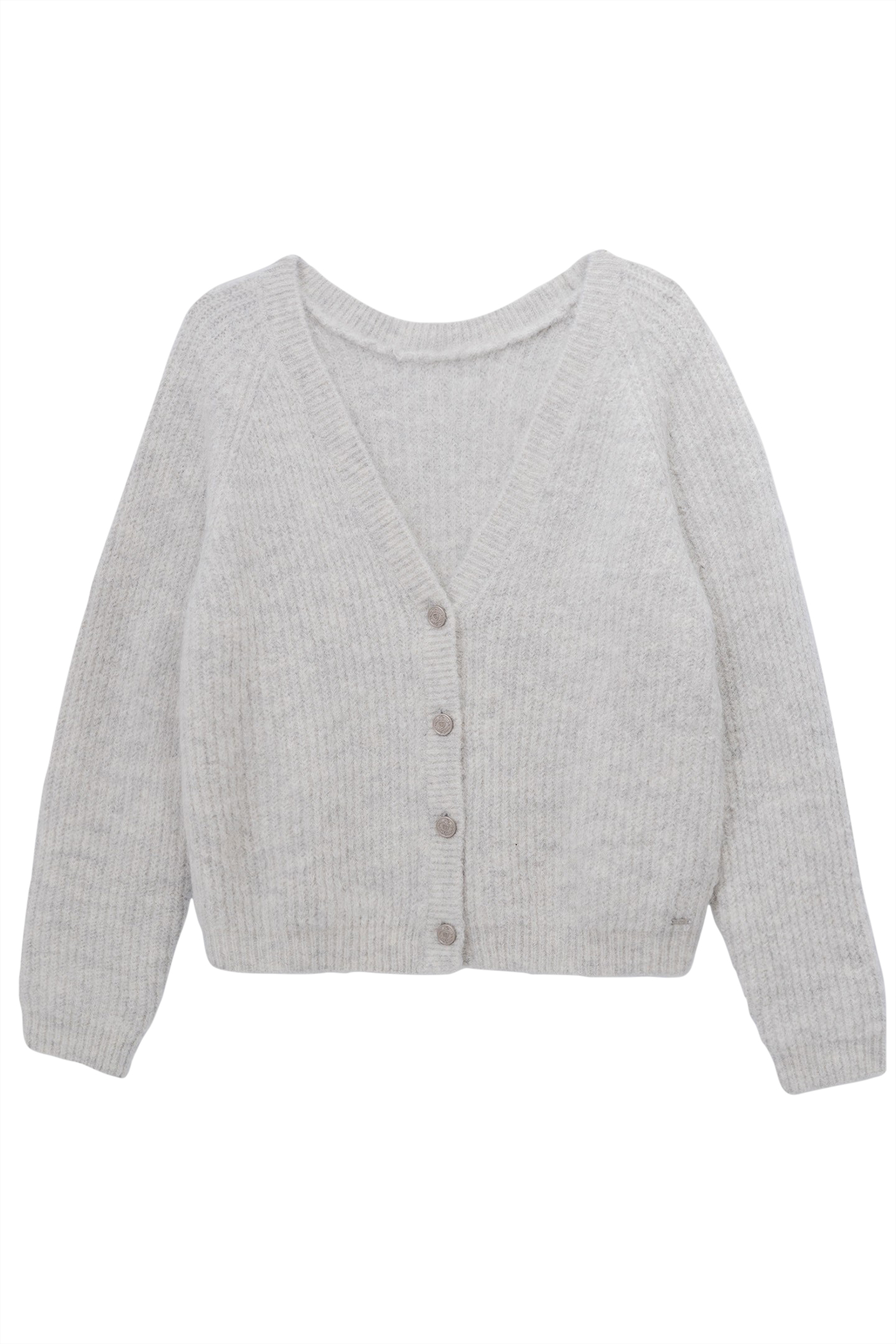 GREY KNIT CARDIGAN 4