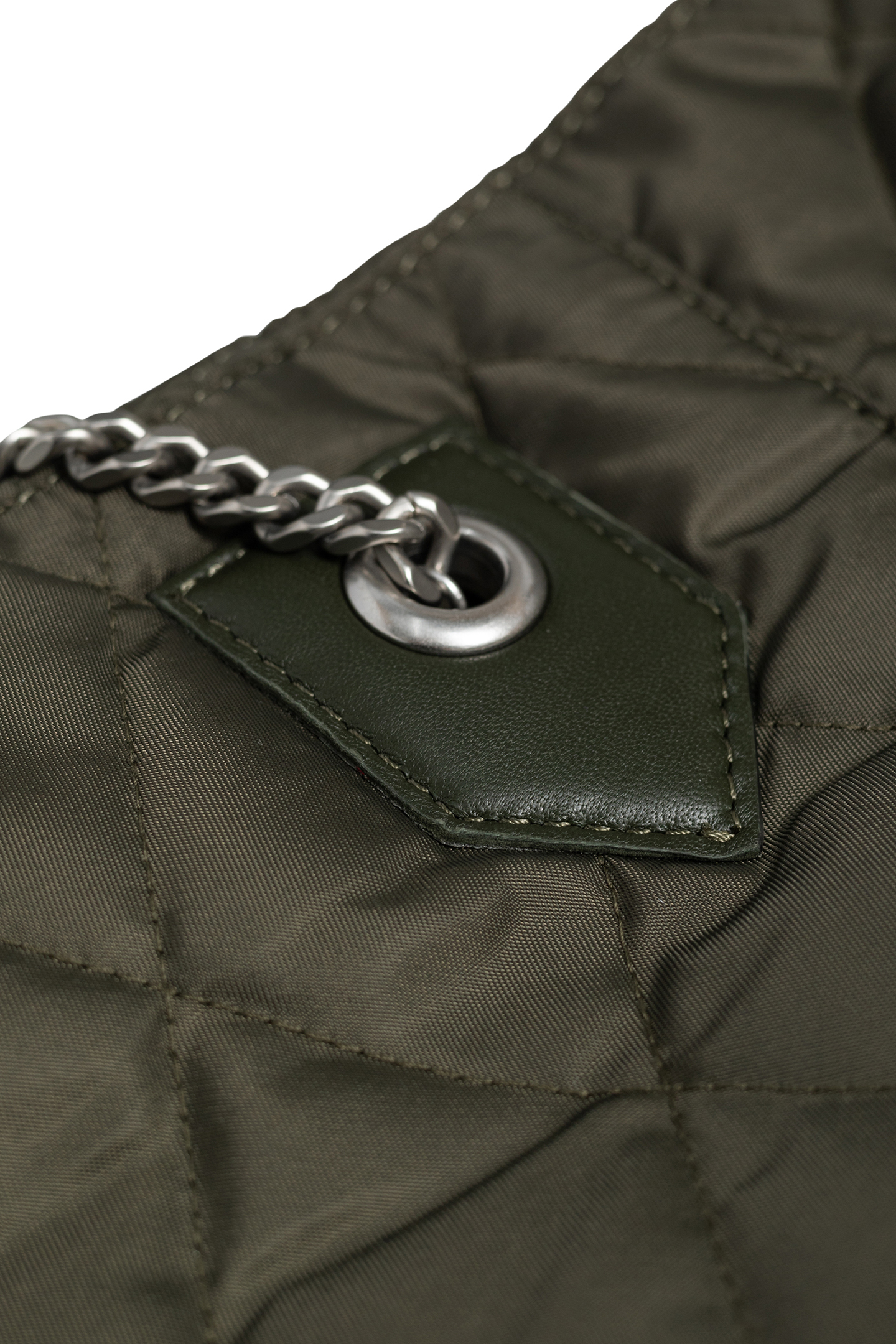 BAG 1440 KHAKI RHOMBUS QUILTING 4