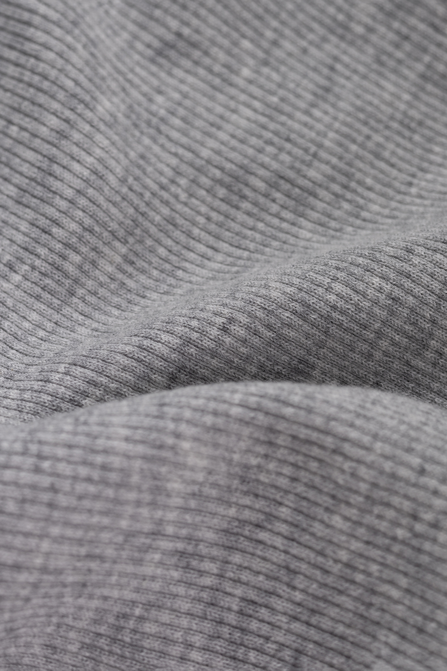 GREY TURTLENECK REVERSE SEAM SWEATER 3