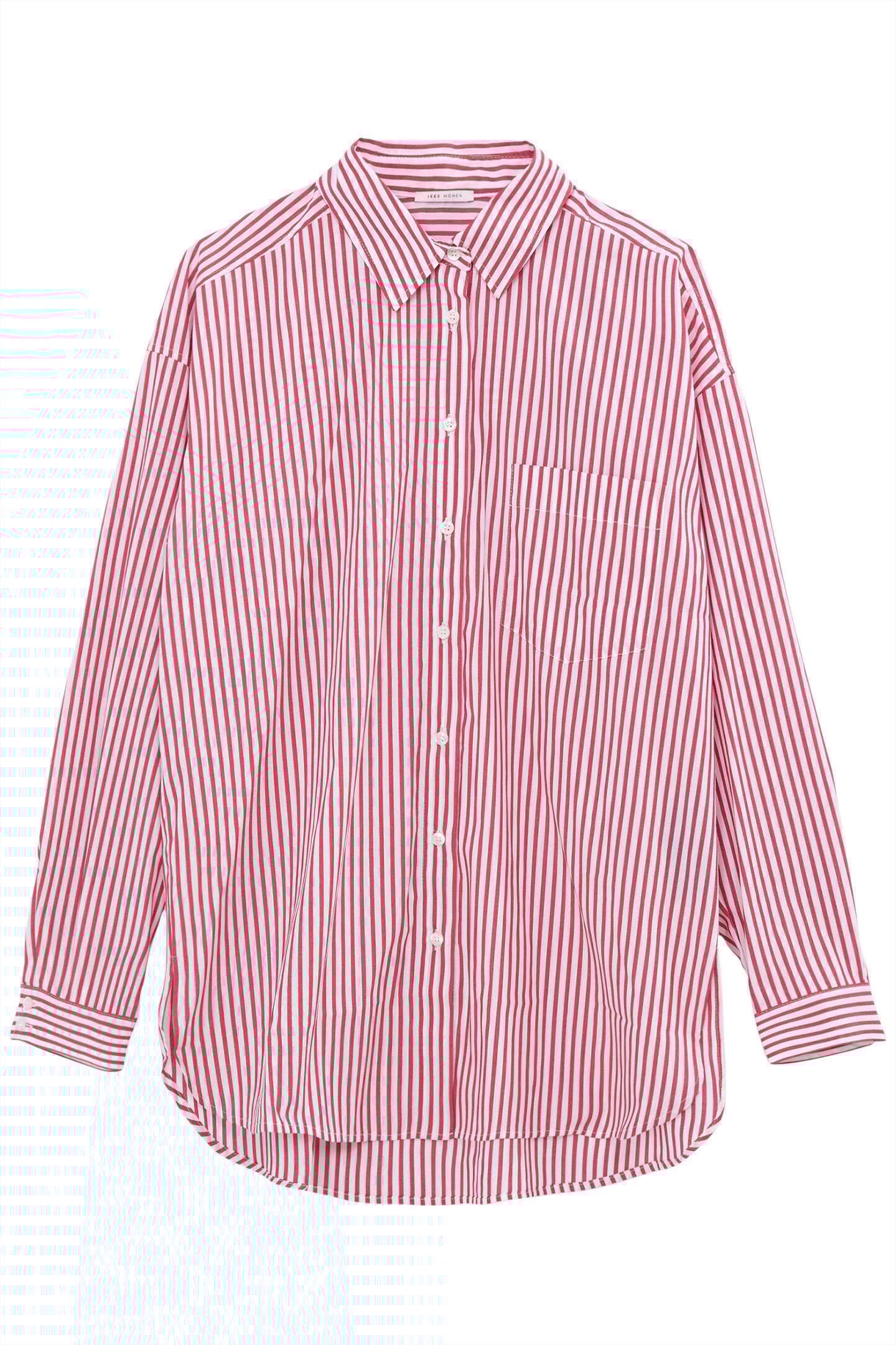 WHITE SHIRT WITH RED STRIPES 1