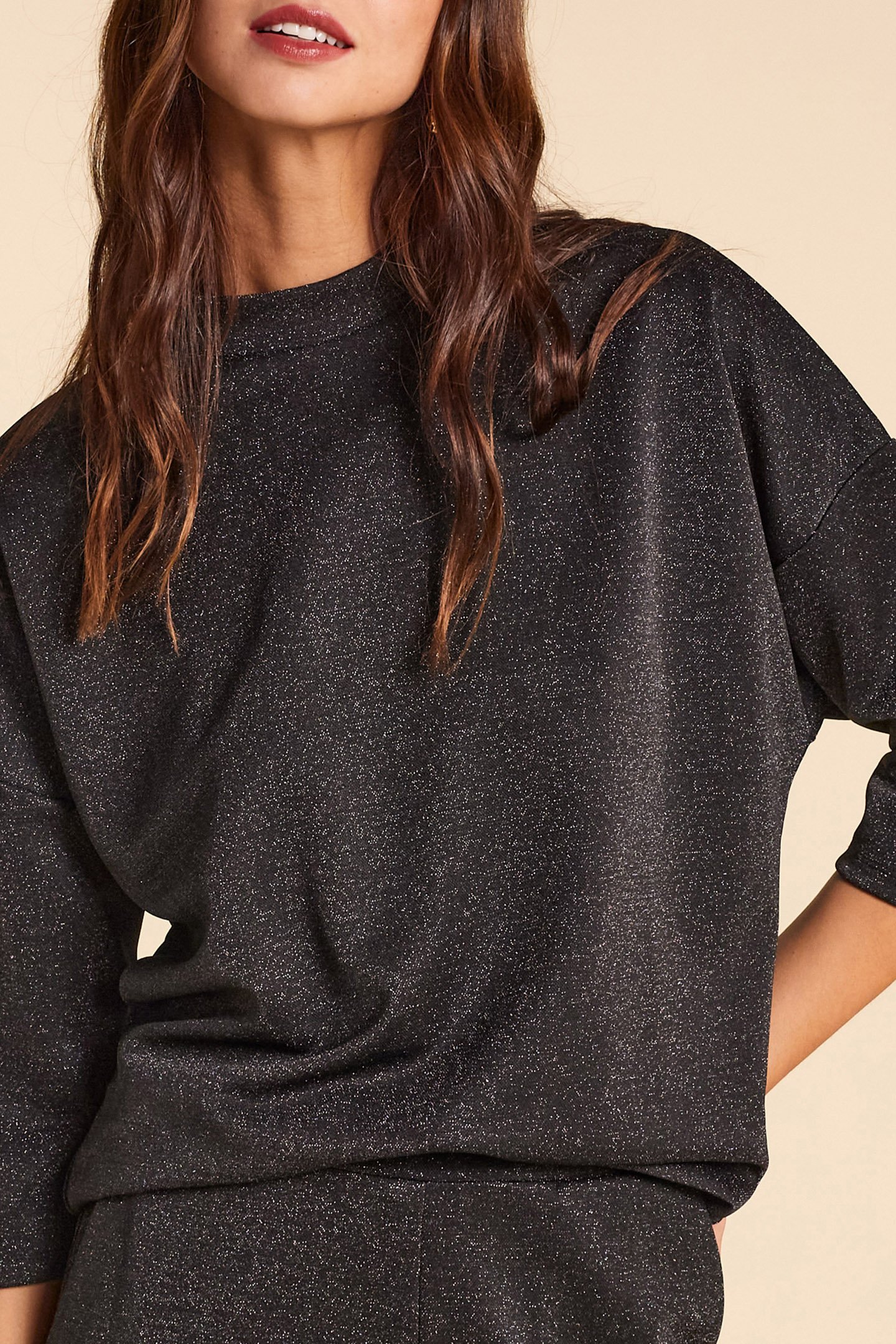 BLACK KNIT TEE-SHIRT 5