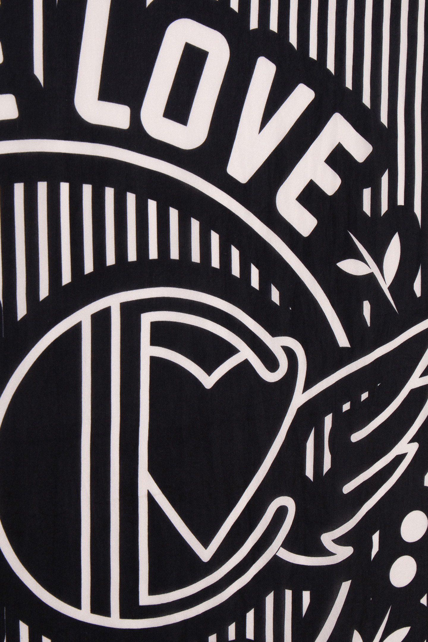 ECRU STRIPED BLACK SQUARE SCARF 4