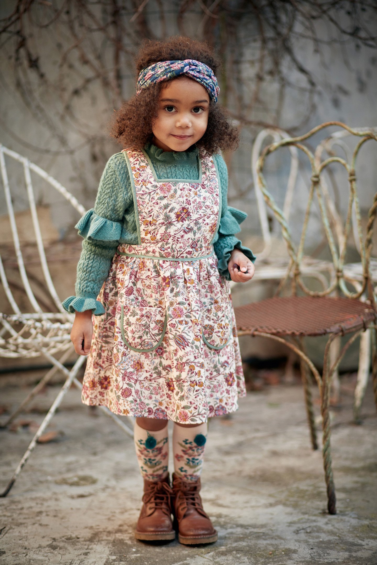 DRESS MIRA CREAM SAVAGE GARDEN 1