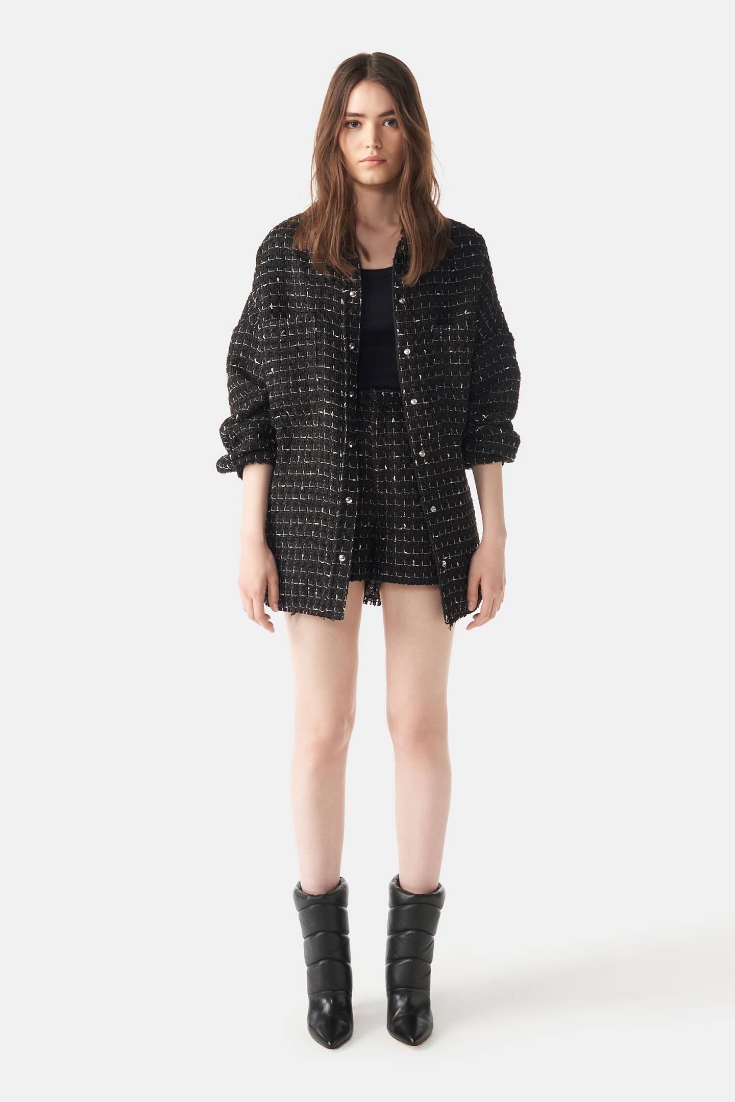 AZALEE SHORT BLACK/WHITE 3