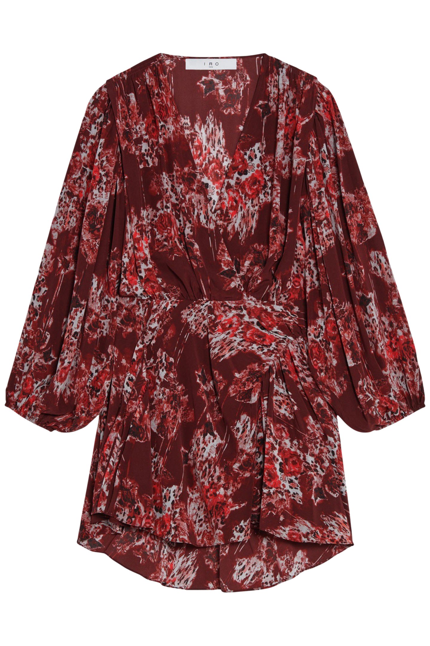 AZULA DRESS MULTICO BURGUNDY 4