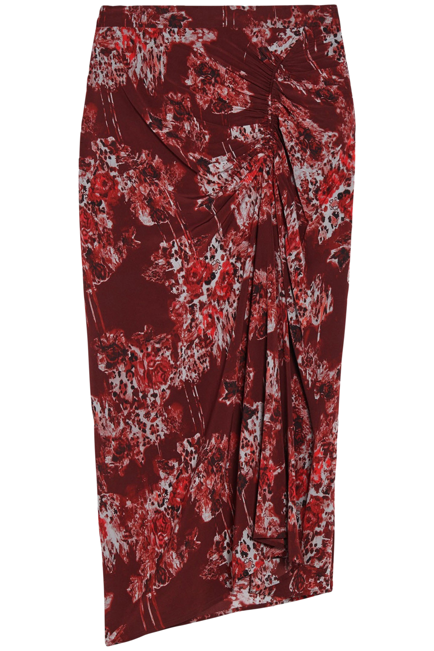 ALISE SKIRT MULTICO BURGUNDY 3