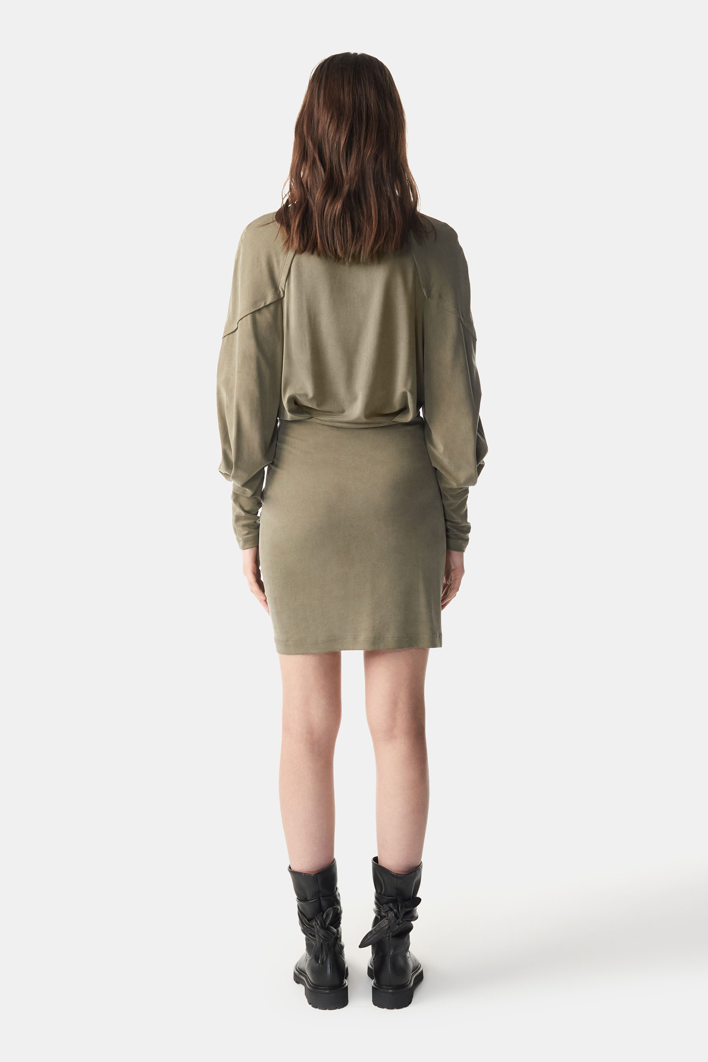 ELODY DRESS LIGHT KHAKI 2