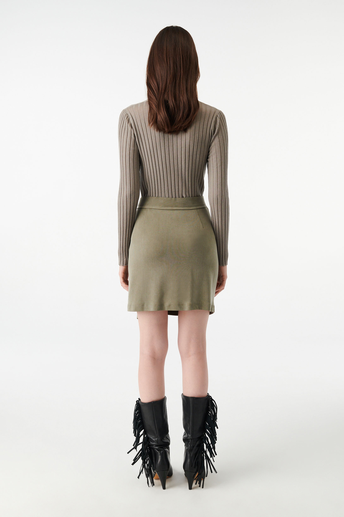 EDMA SKIRT LIGHT KHAKI 4