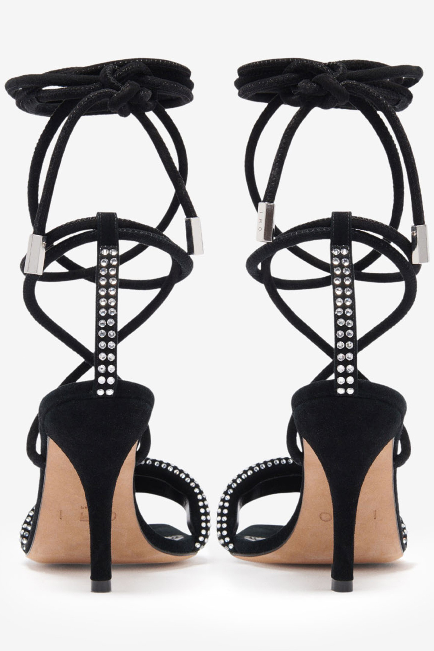 PADDY SANDALS BLACK / STRASS 4