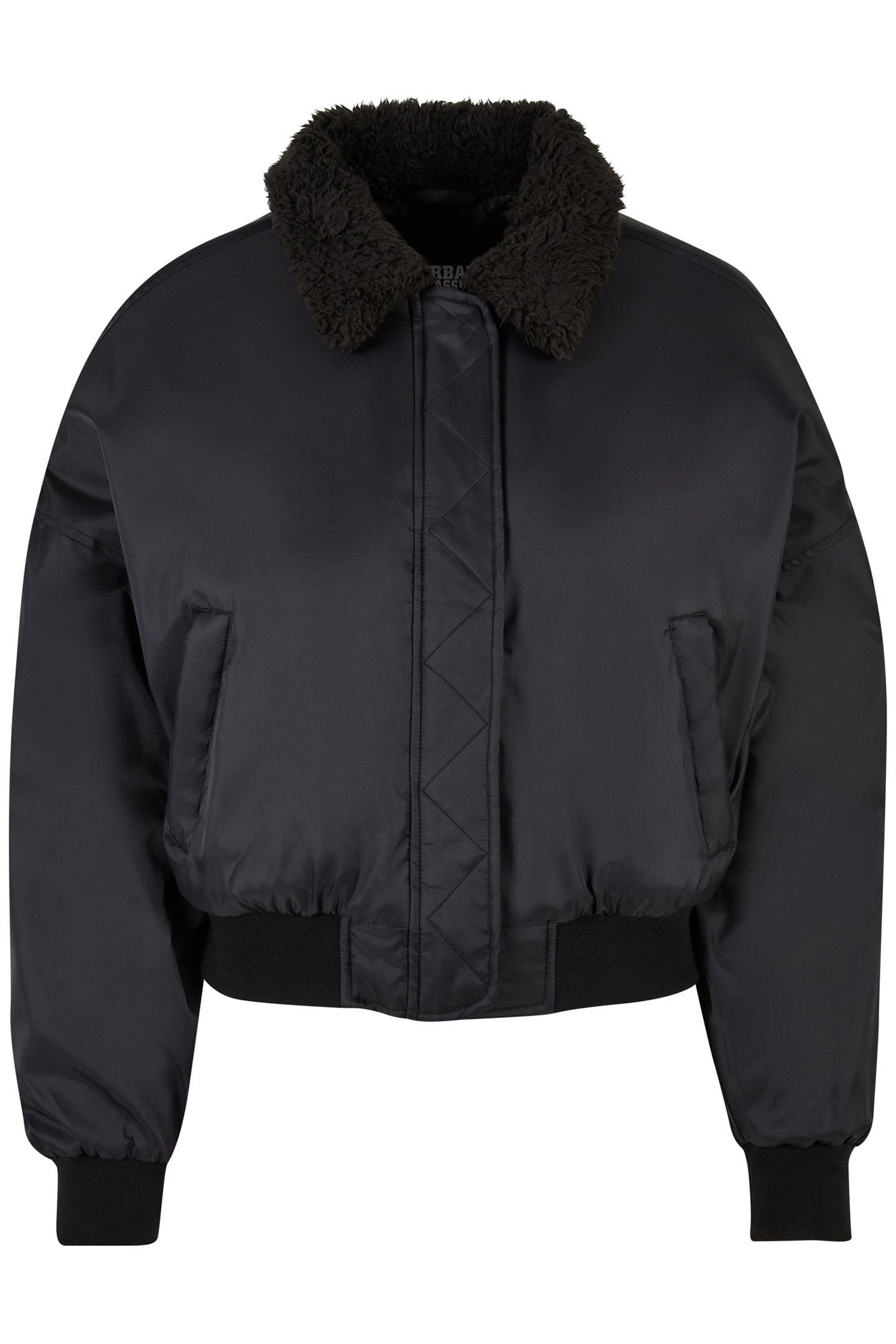 LADIES PILOT BOMBER JACKET BLACK/BLACK 1