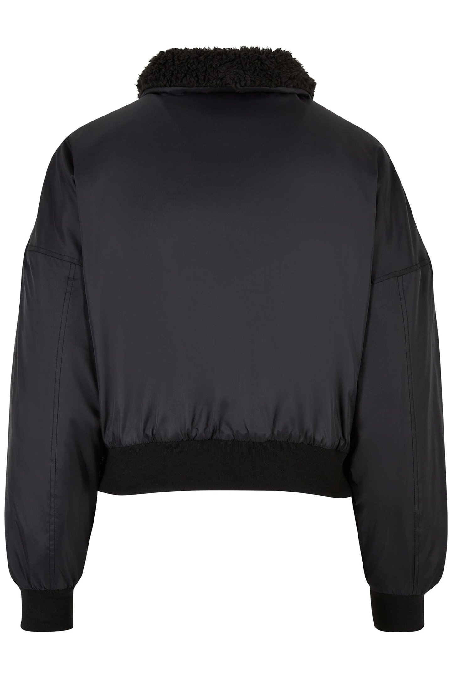 LADIES PILOT BOMBER JACKET BLACK/BLACK 2