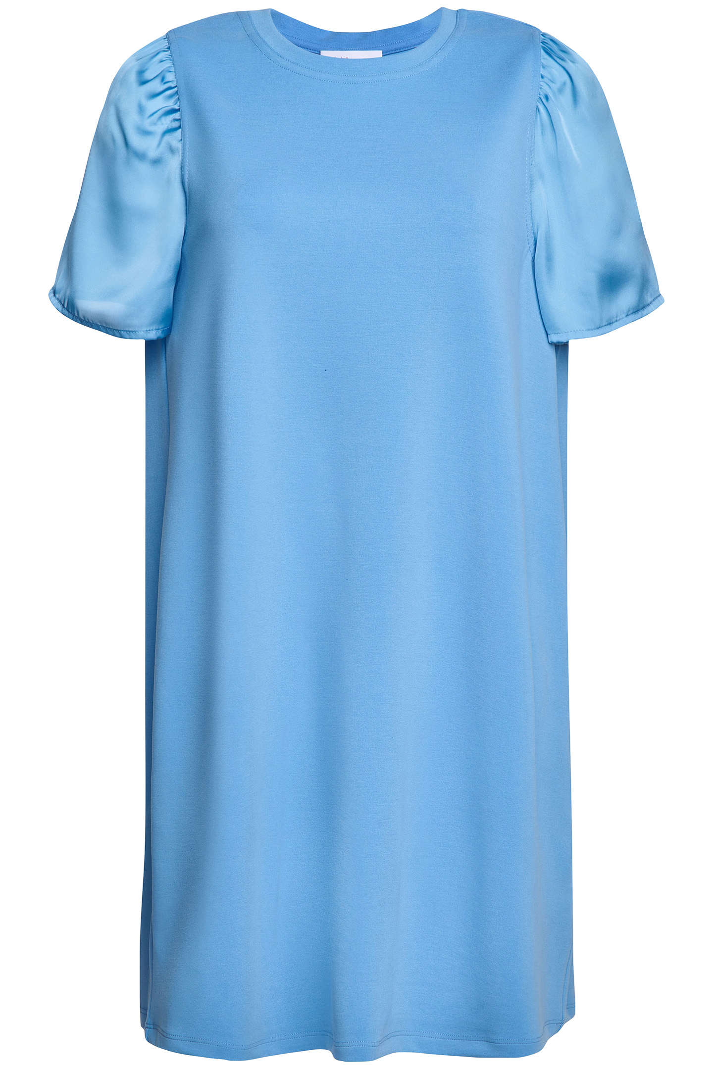 SCUBA DRESS SATIN MAT MIX CRUISE BLUE 4