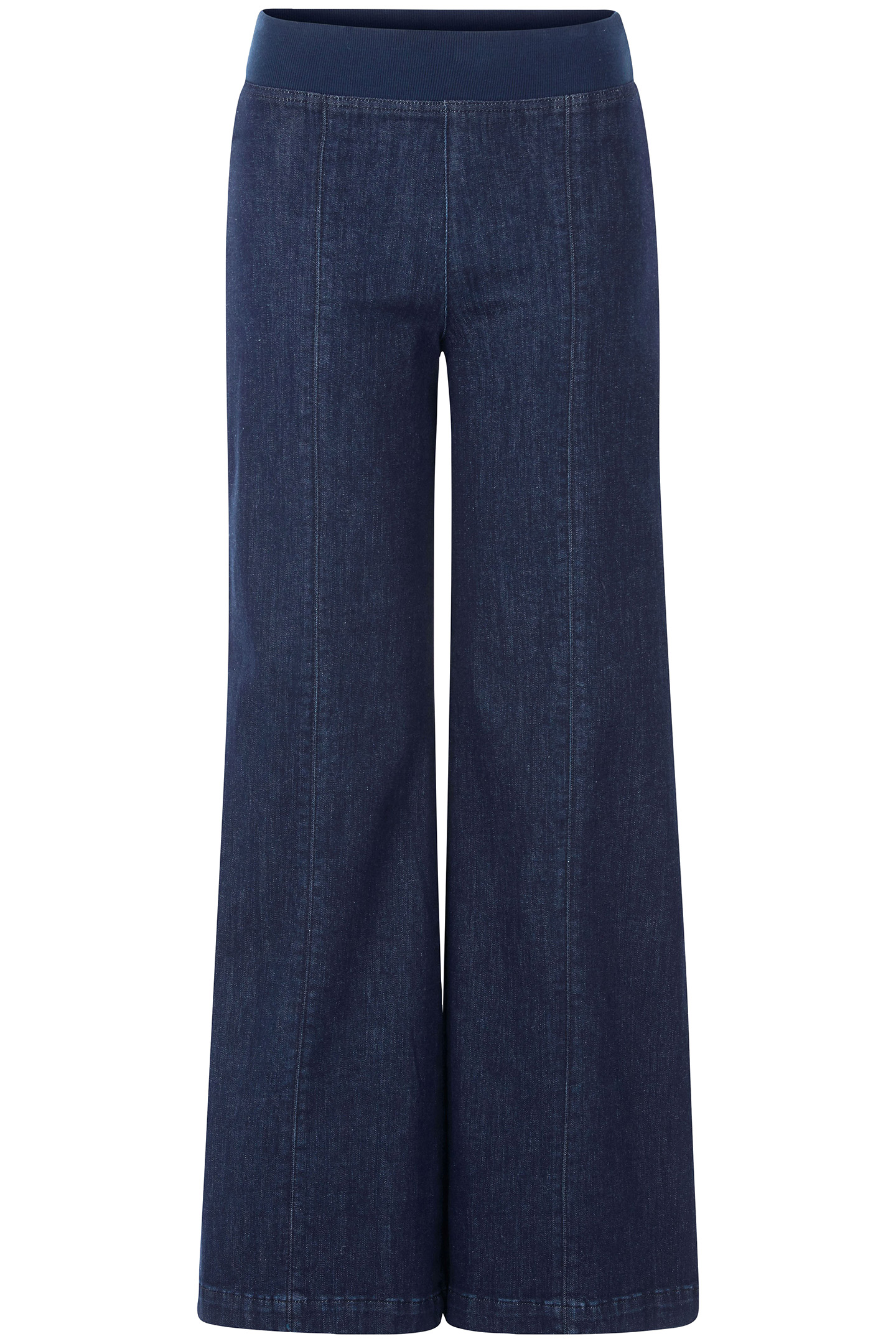 WIDE LEG DENIM PANTS DENIM BLUE 4