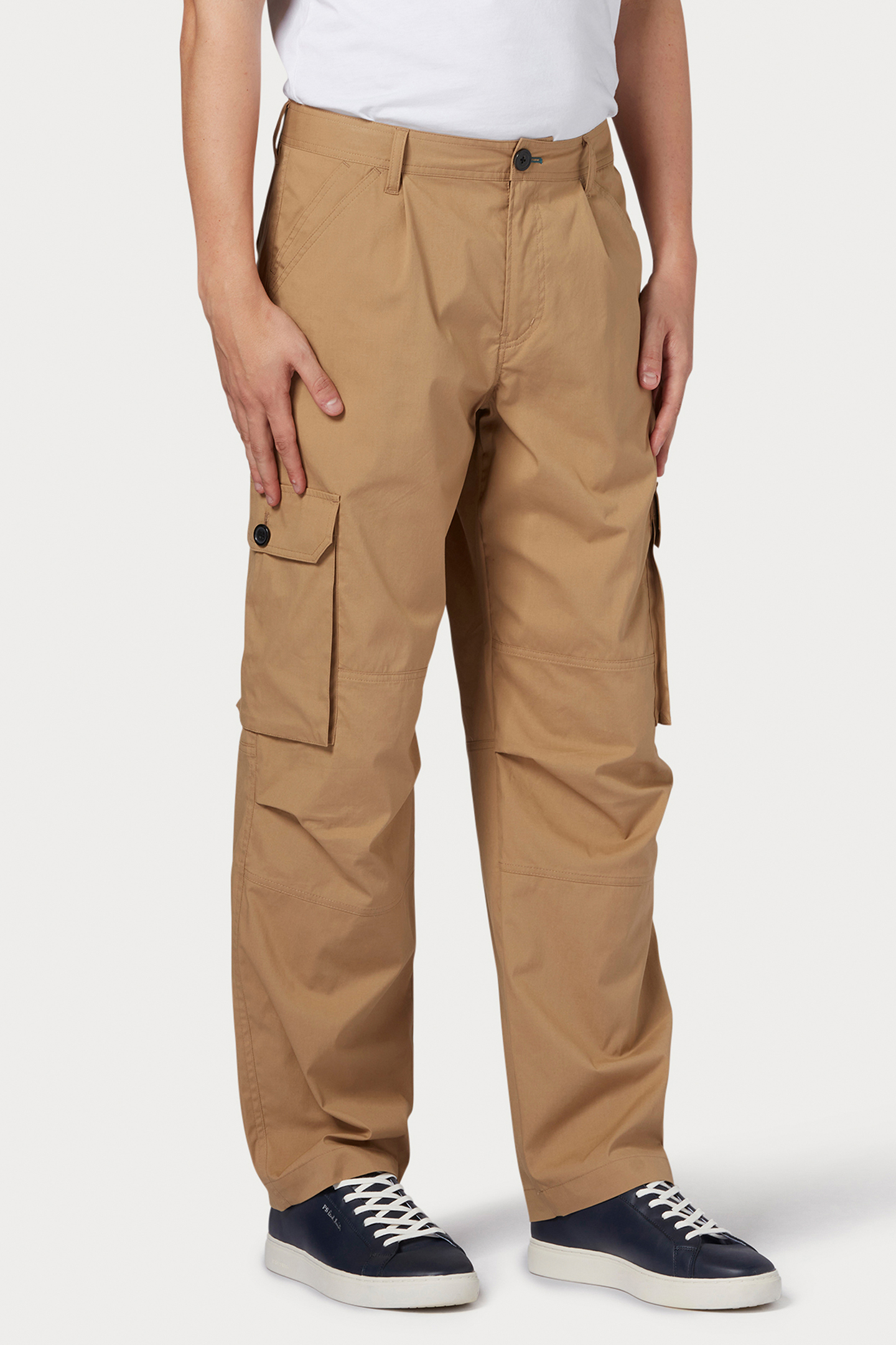 LOOSE FIT CARGO TROUSER KHAKI 1
