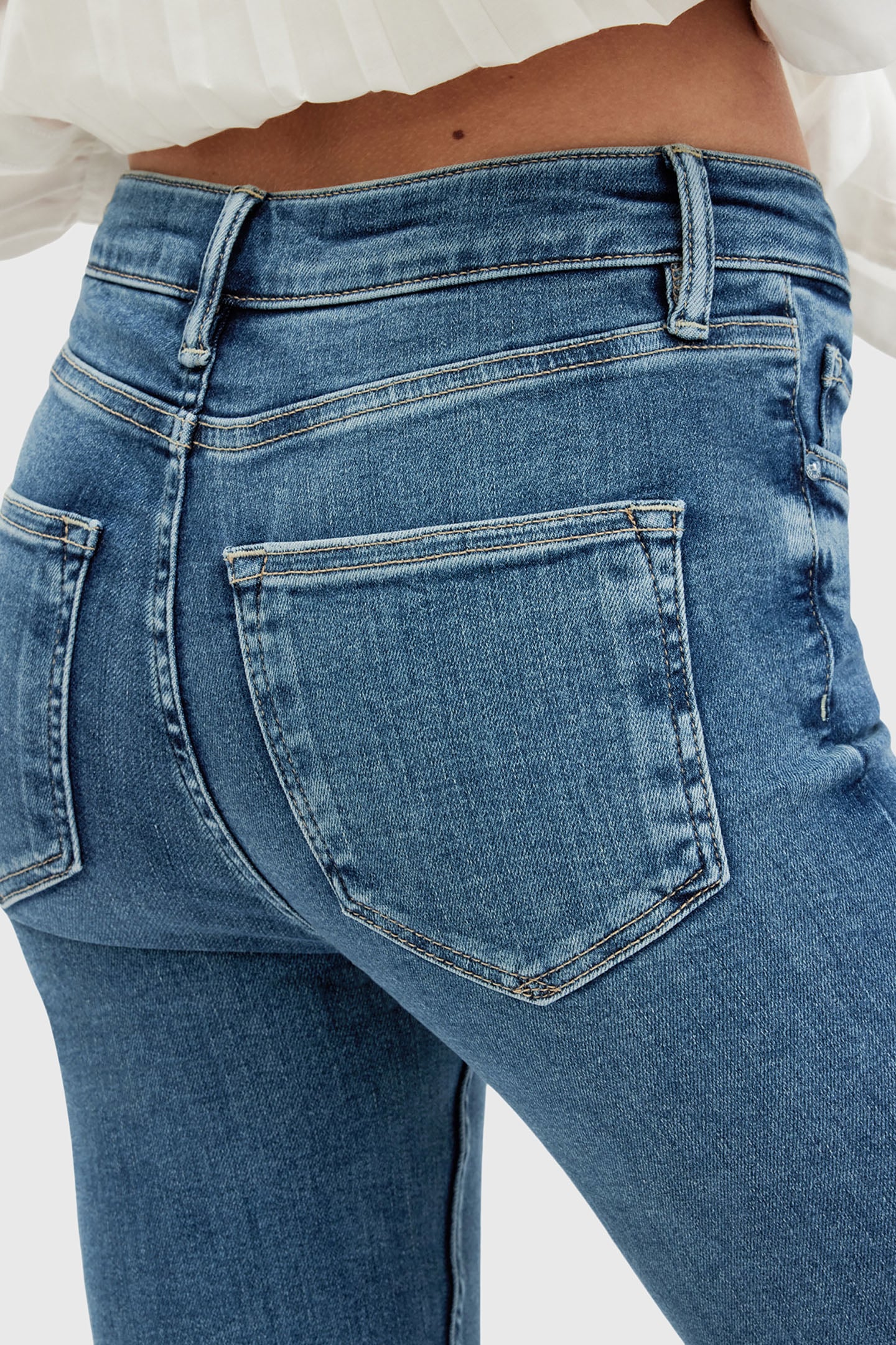 DAX ASYM HEM JEAN HUNTER BLUE 8
