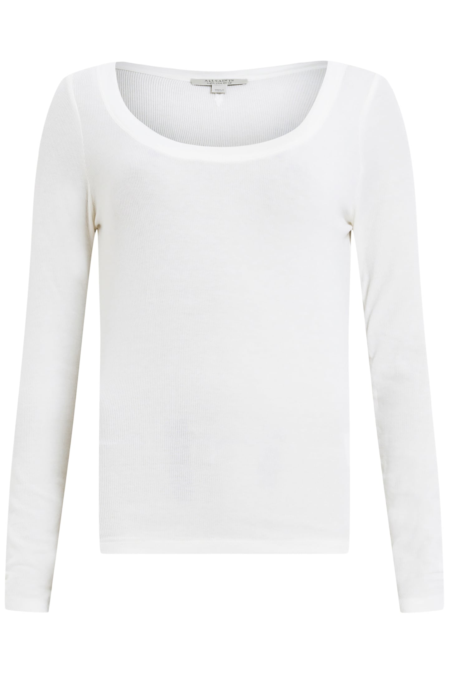 RINA LS SCOOP NECK OPTIC WHITE 4