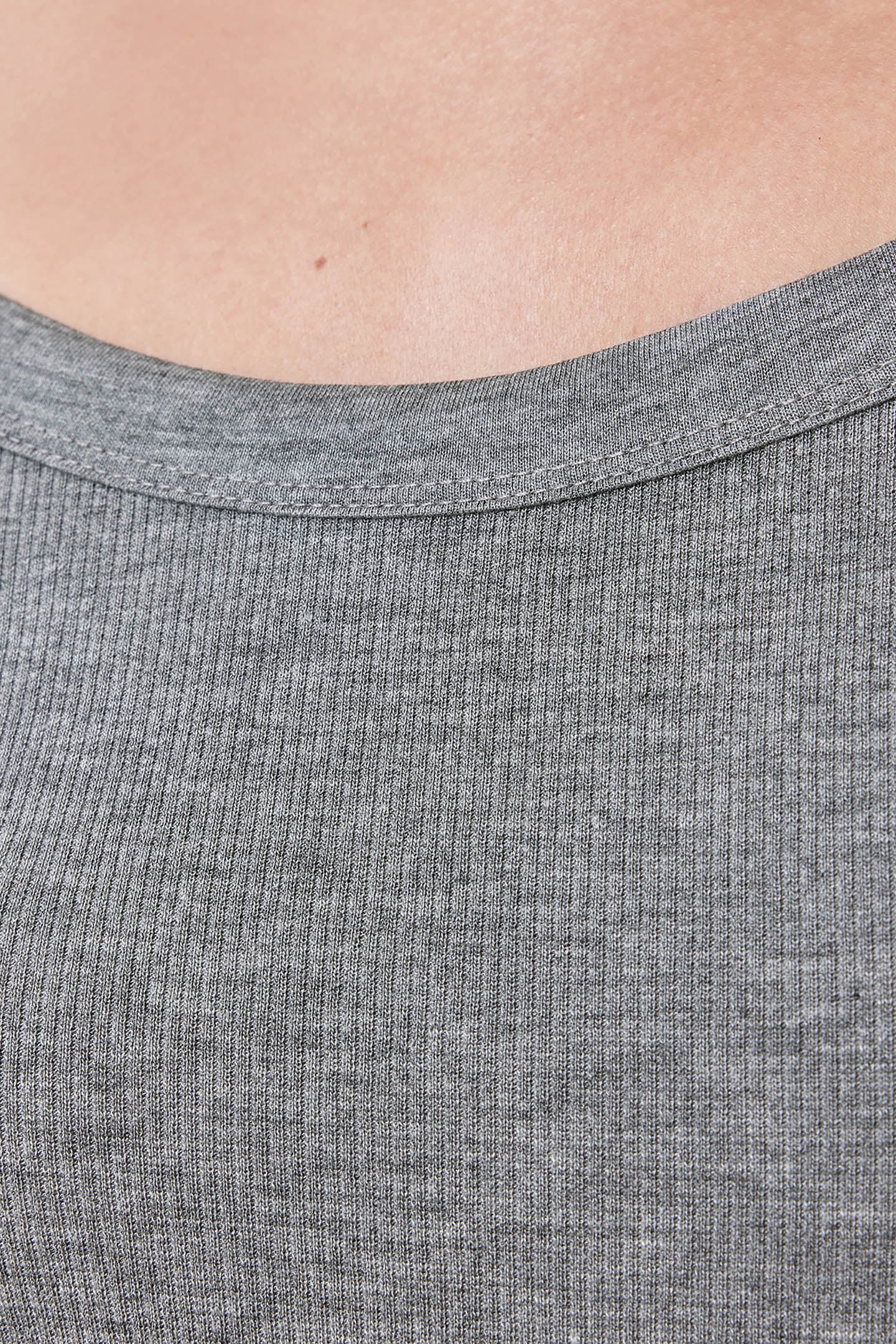 RINA LS SCOOP NECK CHARCOAL MARL 9