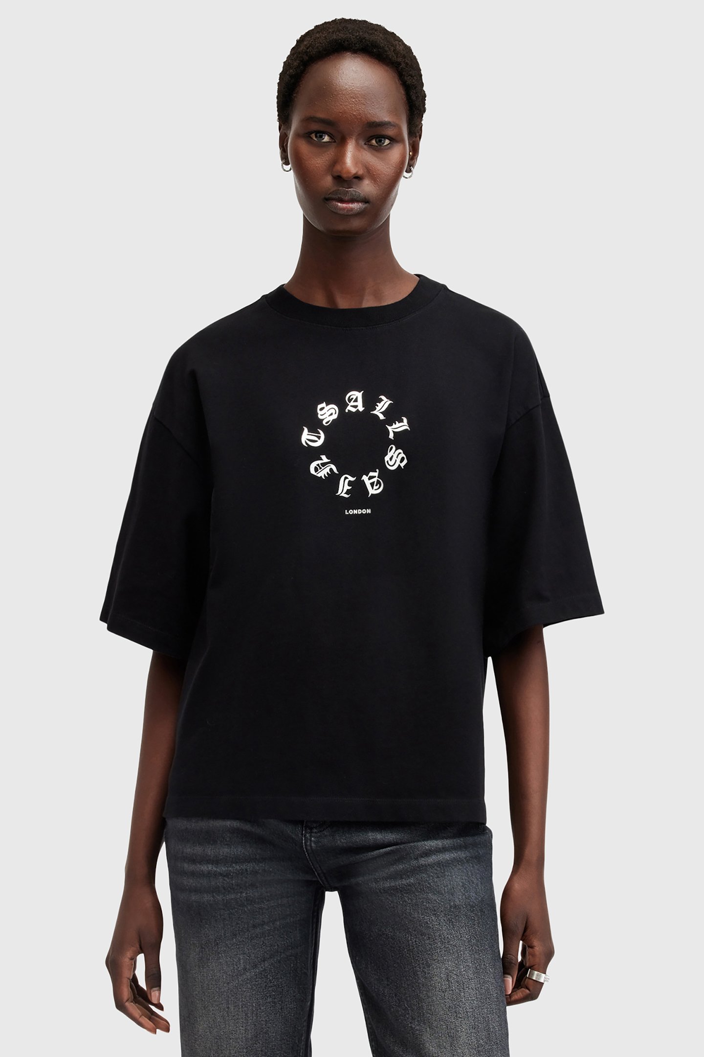 TIEROTH AMELIE TEE BLACK by AllSaints