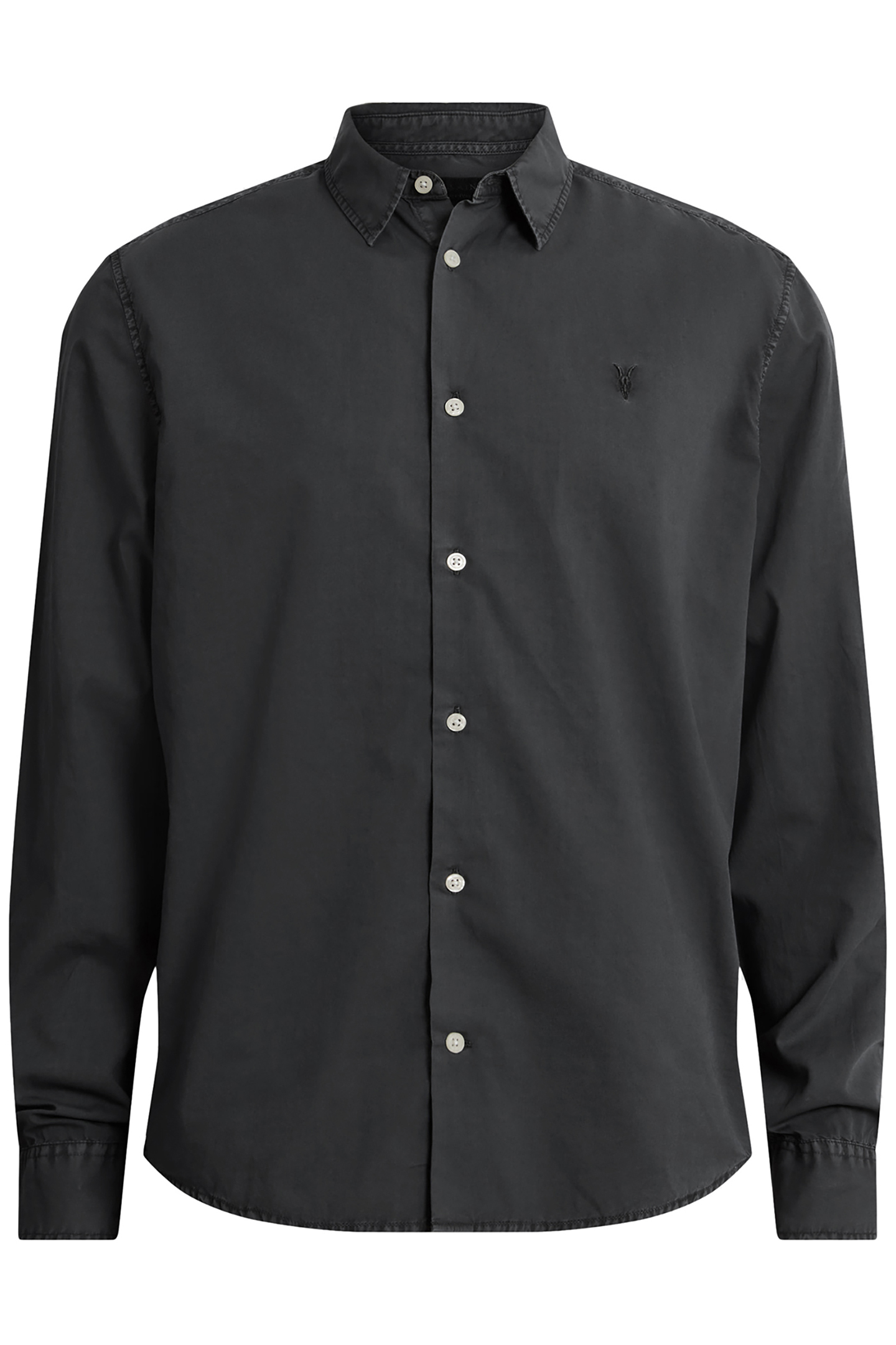TAHOE LS SHIRT WASHED BLACK 4