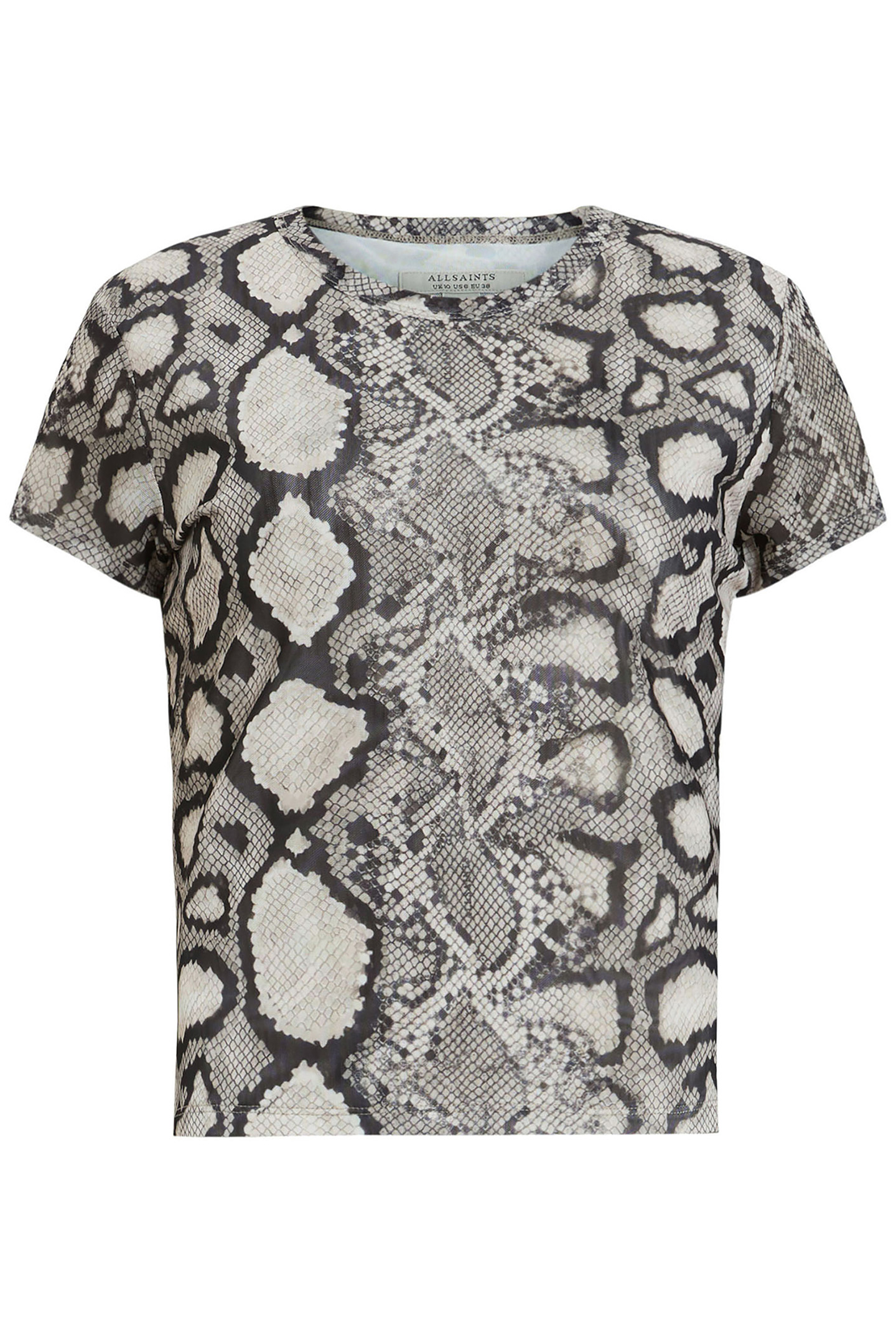 ELLIE MESH TEE FLOW ECRU WHITE 4