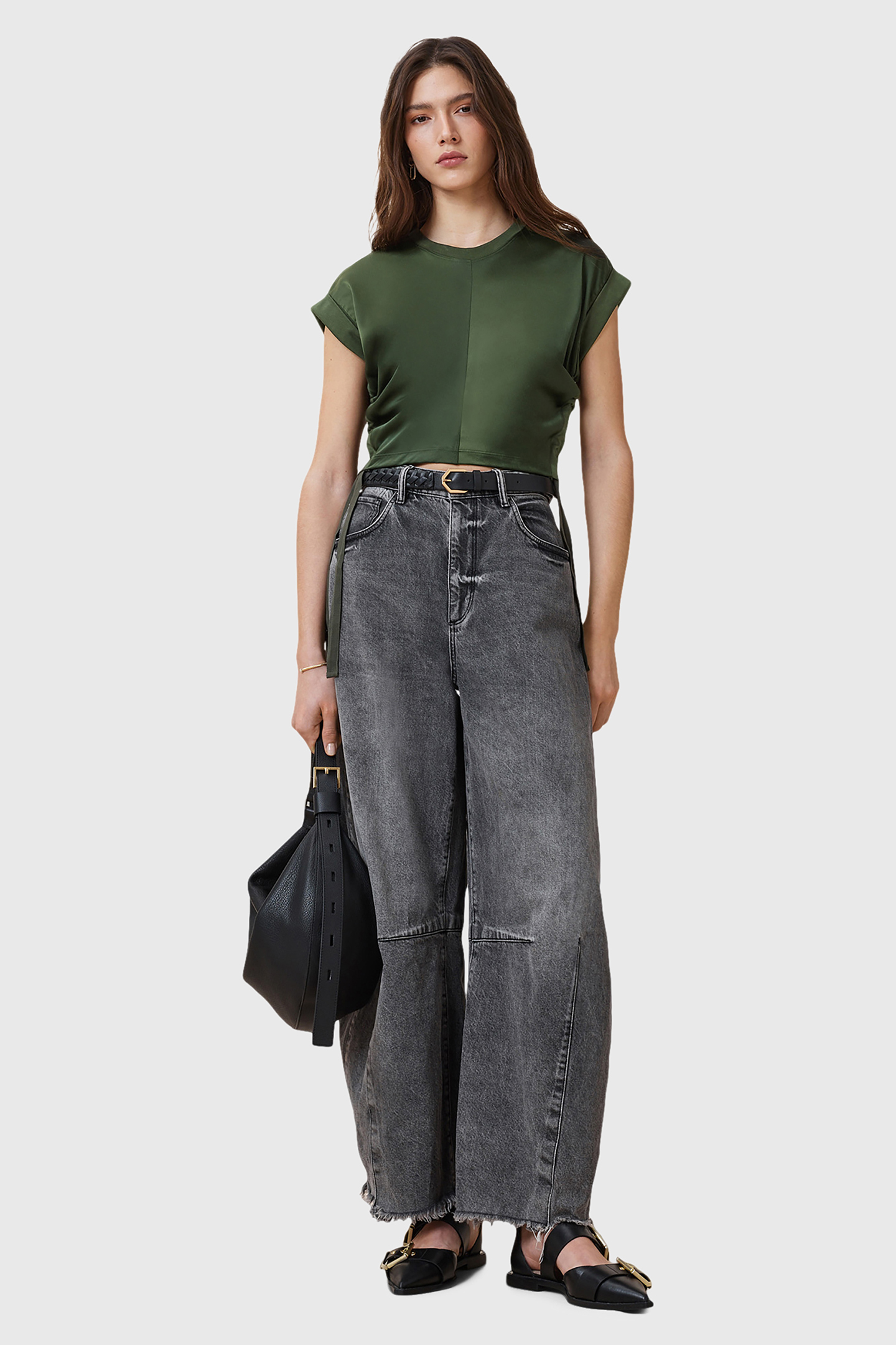 MIRA SATIN TEE RIFLE GREEN 5