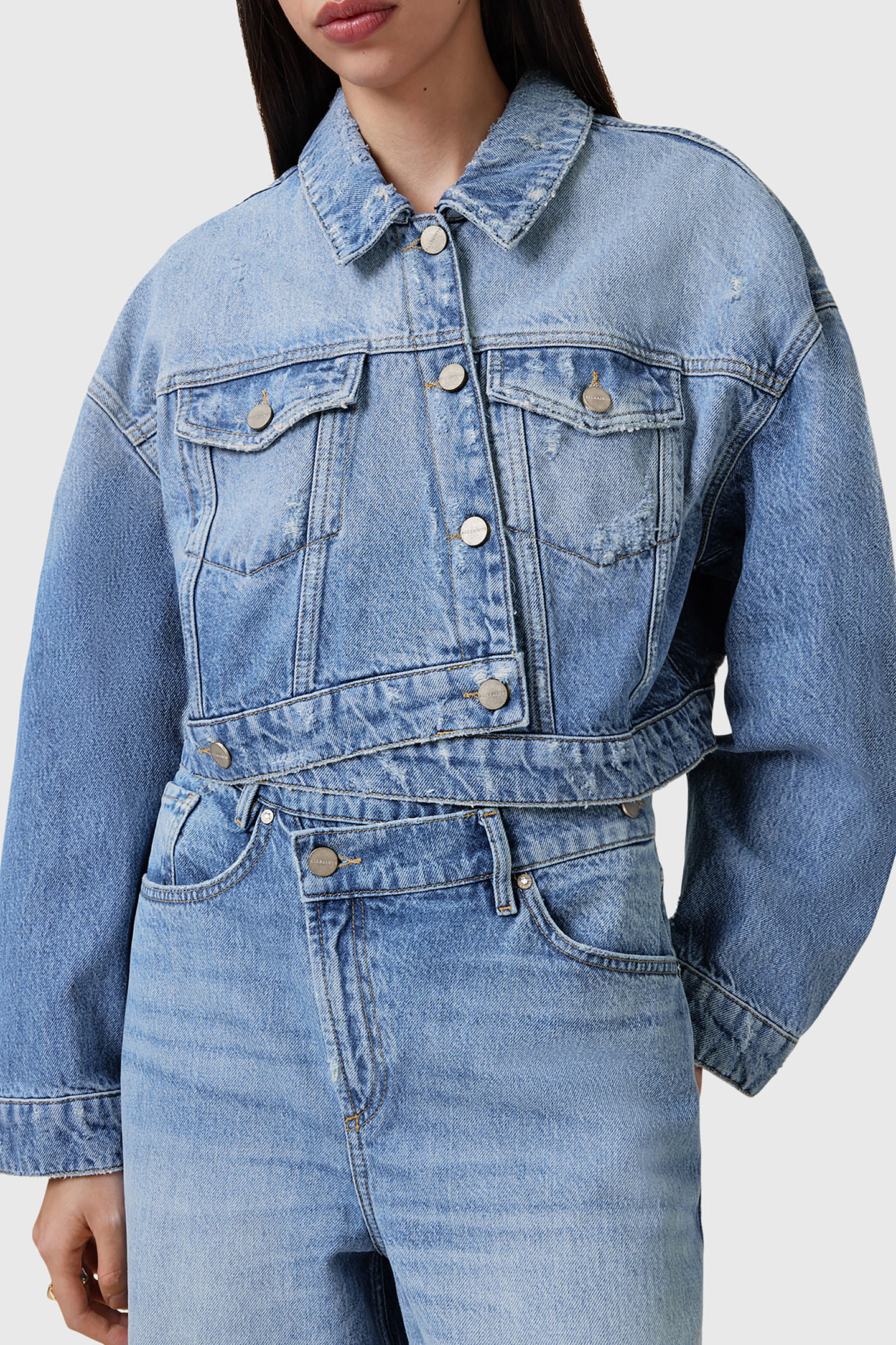 AKI CROSSOVER JACKET LIGHT INDIGO 5