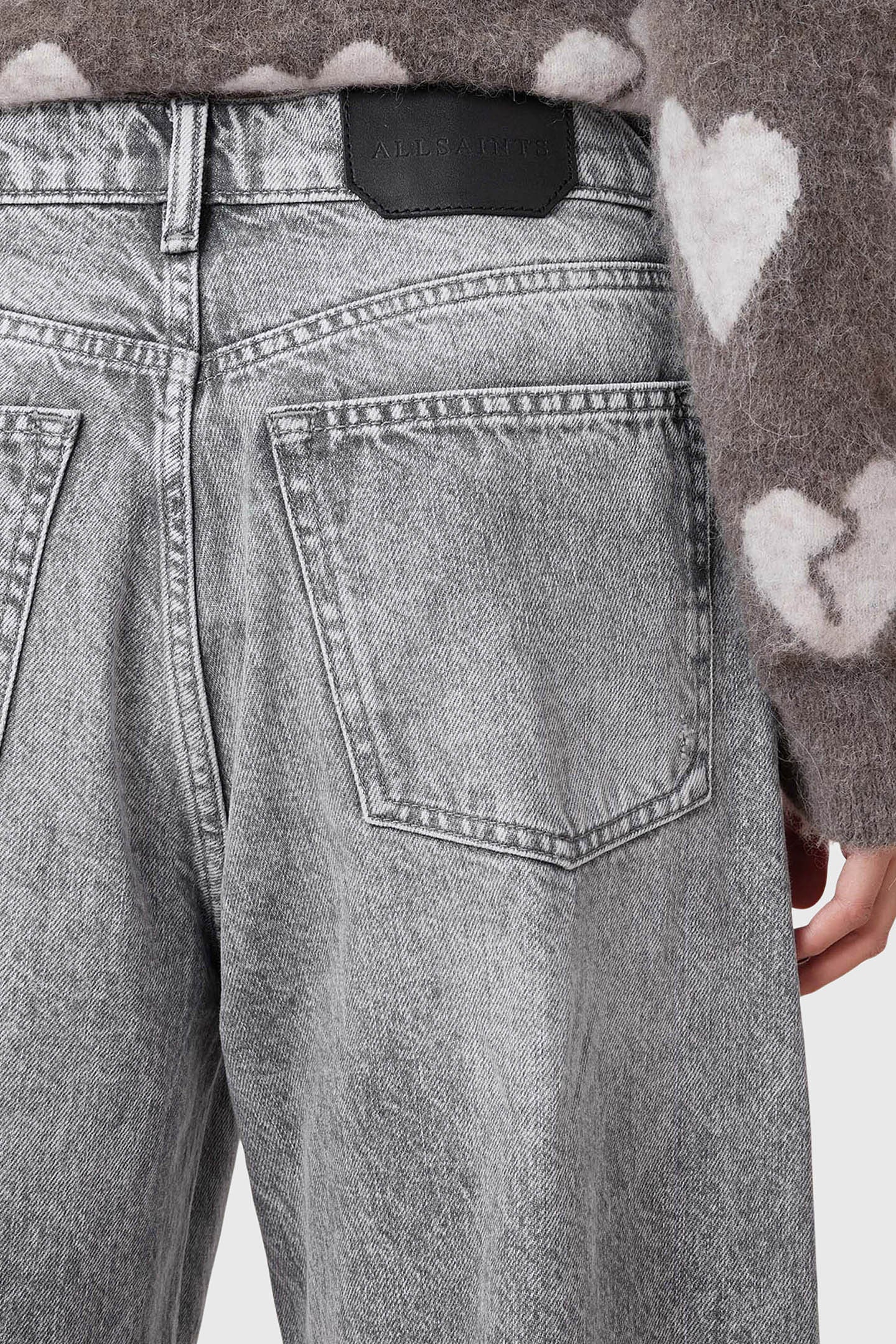 AKI CROSSOVER JEAN WASHED GREY 7