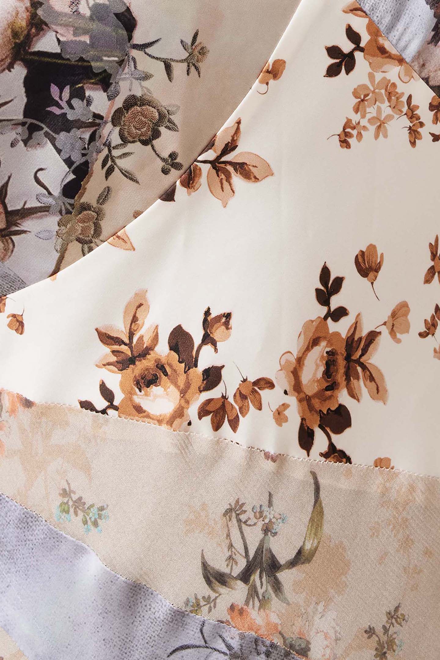 LALA DRESS ORIGIN DITSY BROWN 9