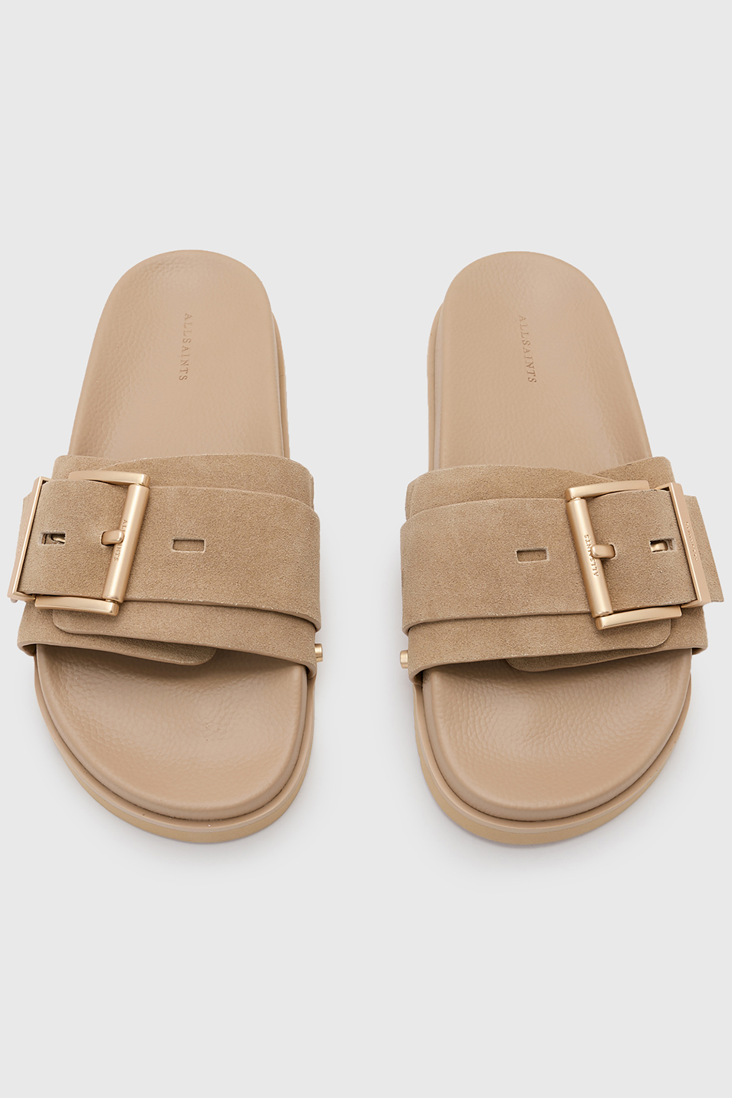 ELLIE STUD SLIDER SAND BROWN 3