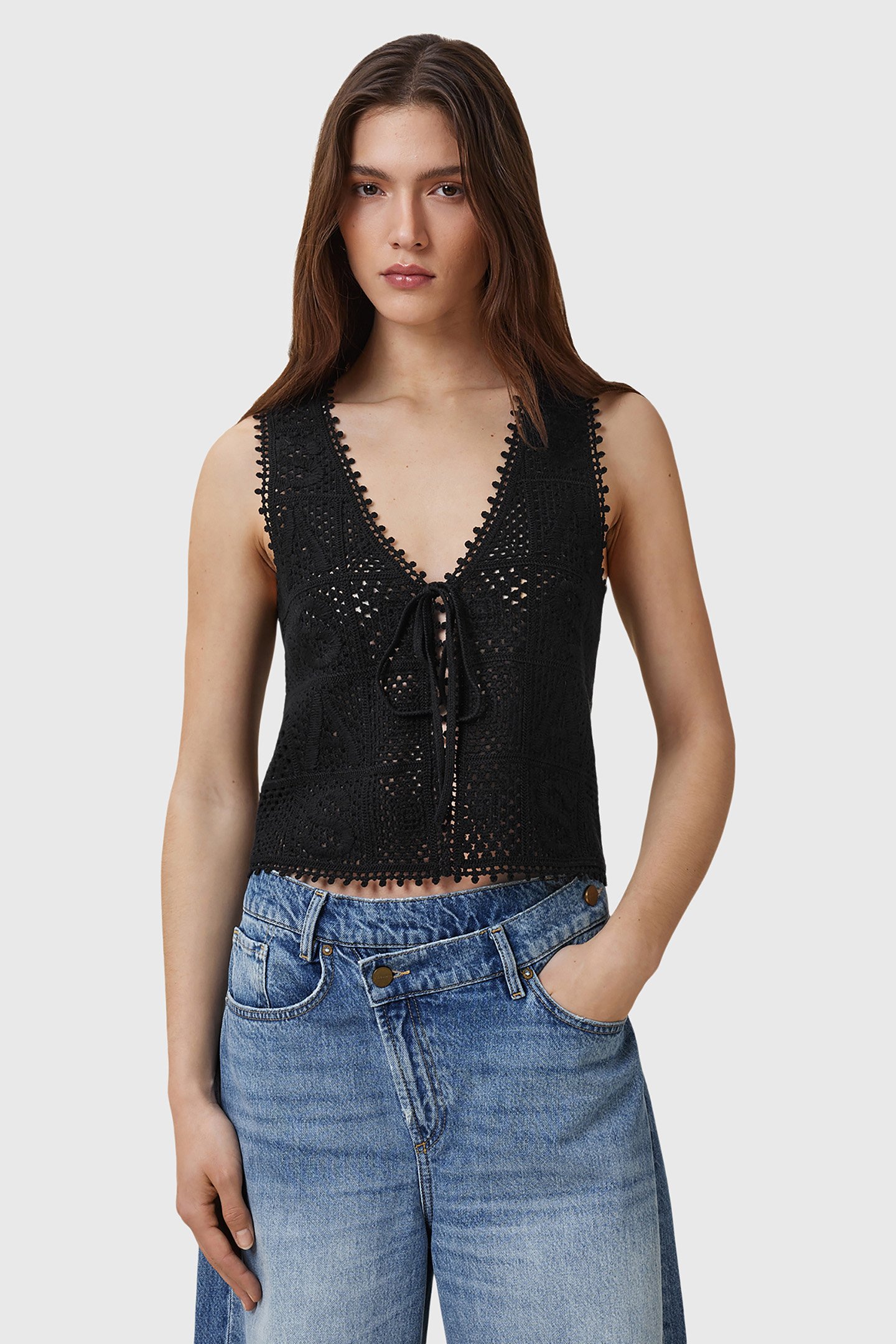 FLORENCE WAISTCOAT BLACK 1