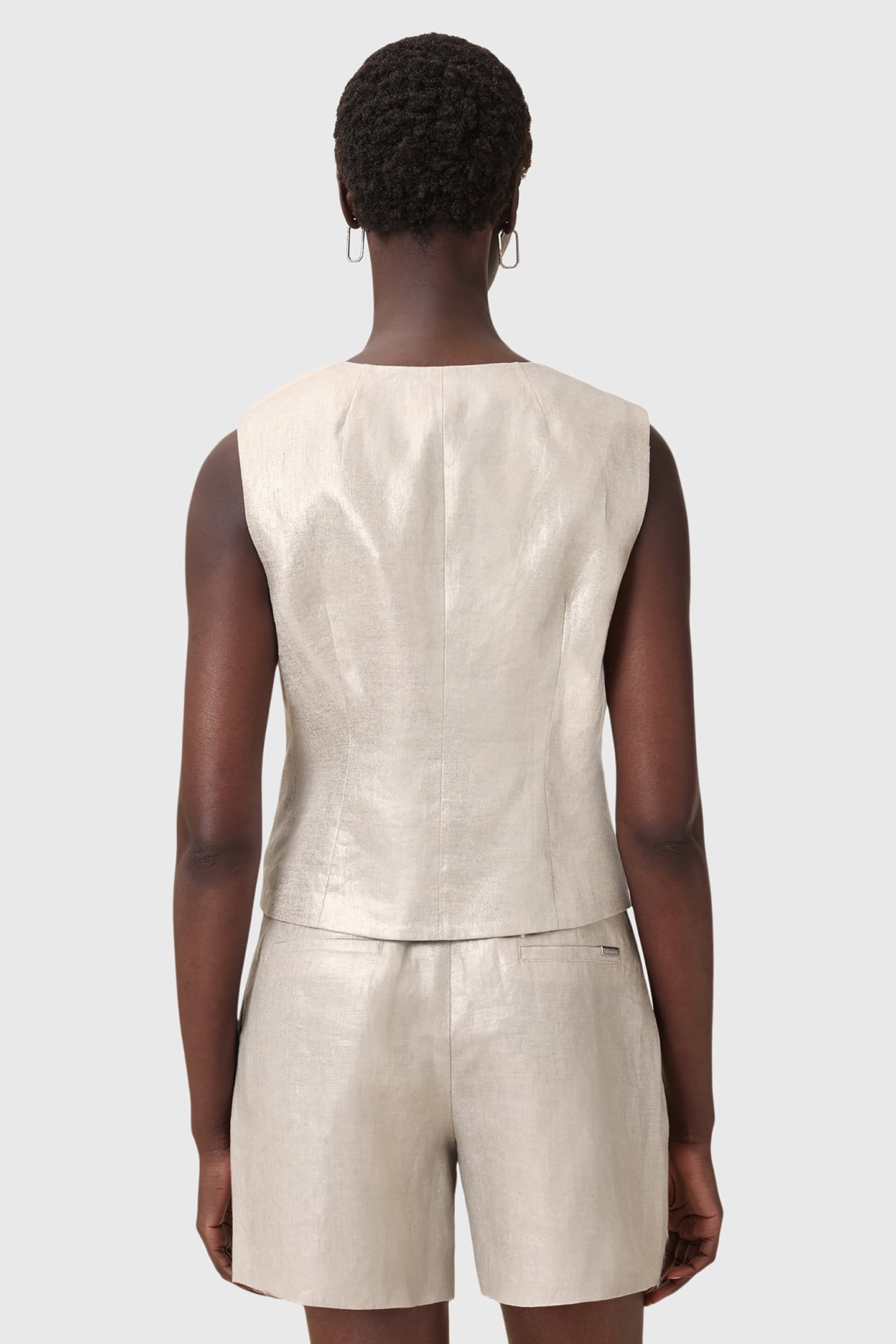AVERIE WAISTCOAT SILVER GREY 2