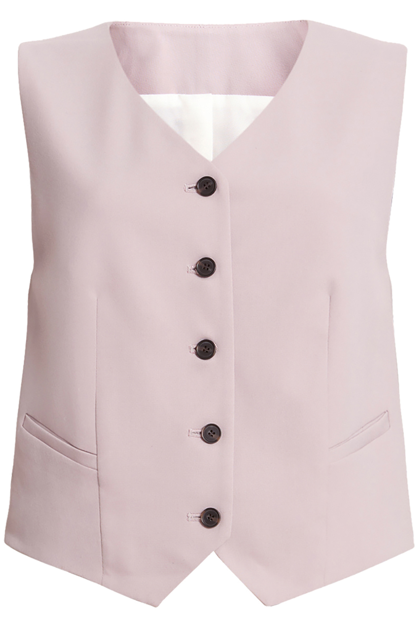 ALEIDA TRI WAISTCOAT MAUVE CHALK PINK 4
