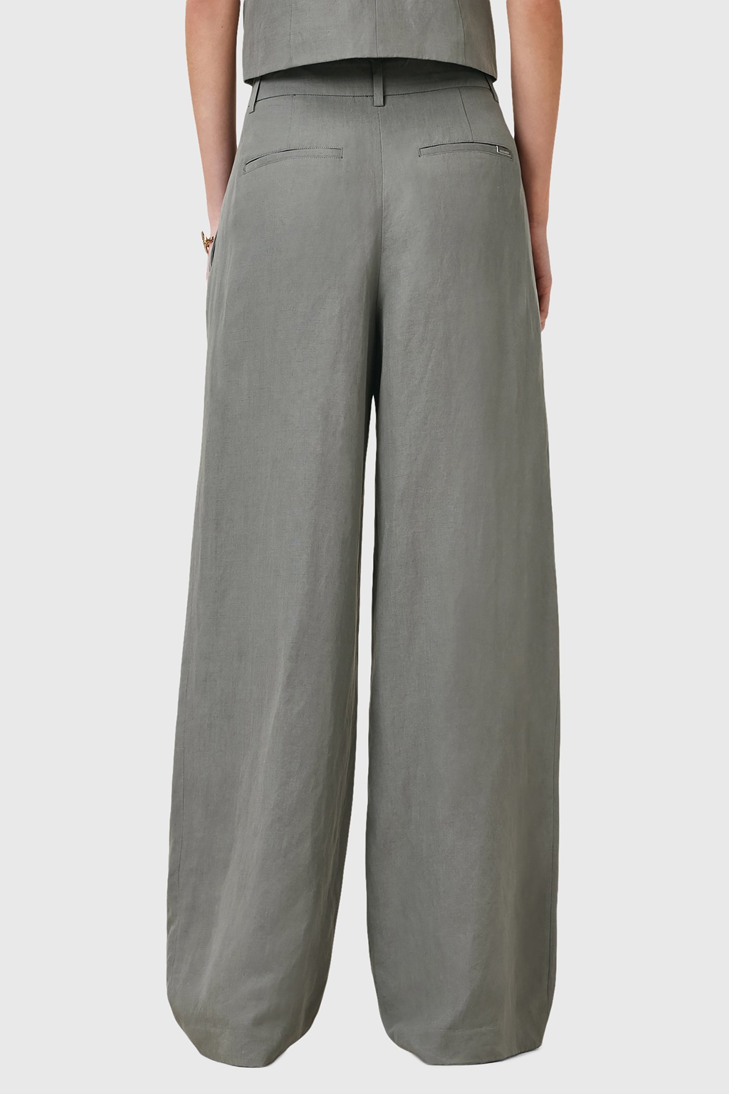 AVERIE LIN TROUSER GREY 2
