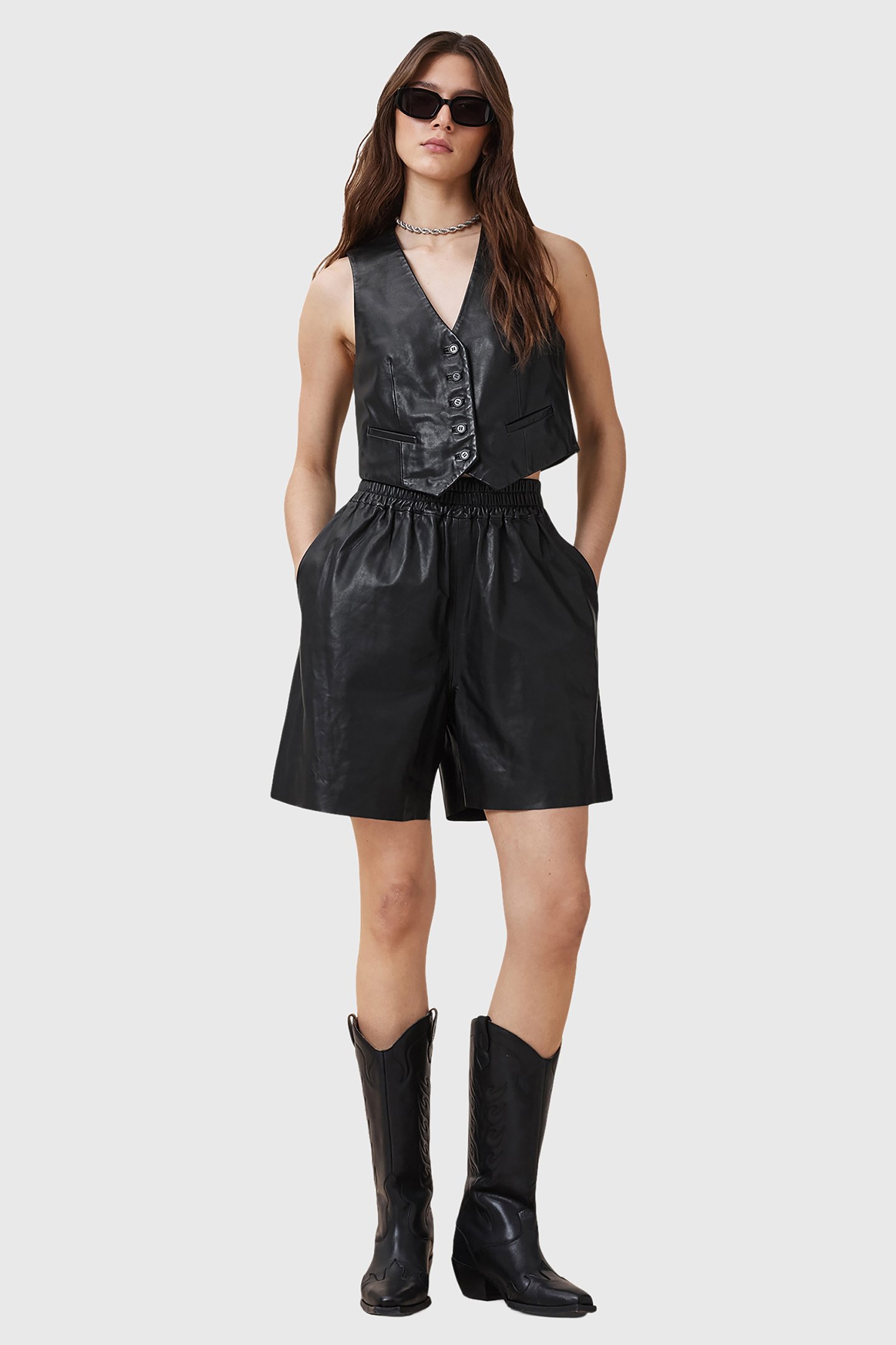 ARLA LEA WAISTCOAT BLACK 5