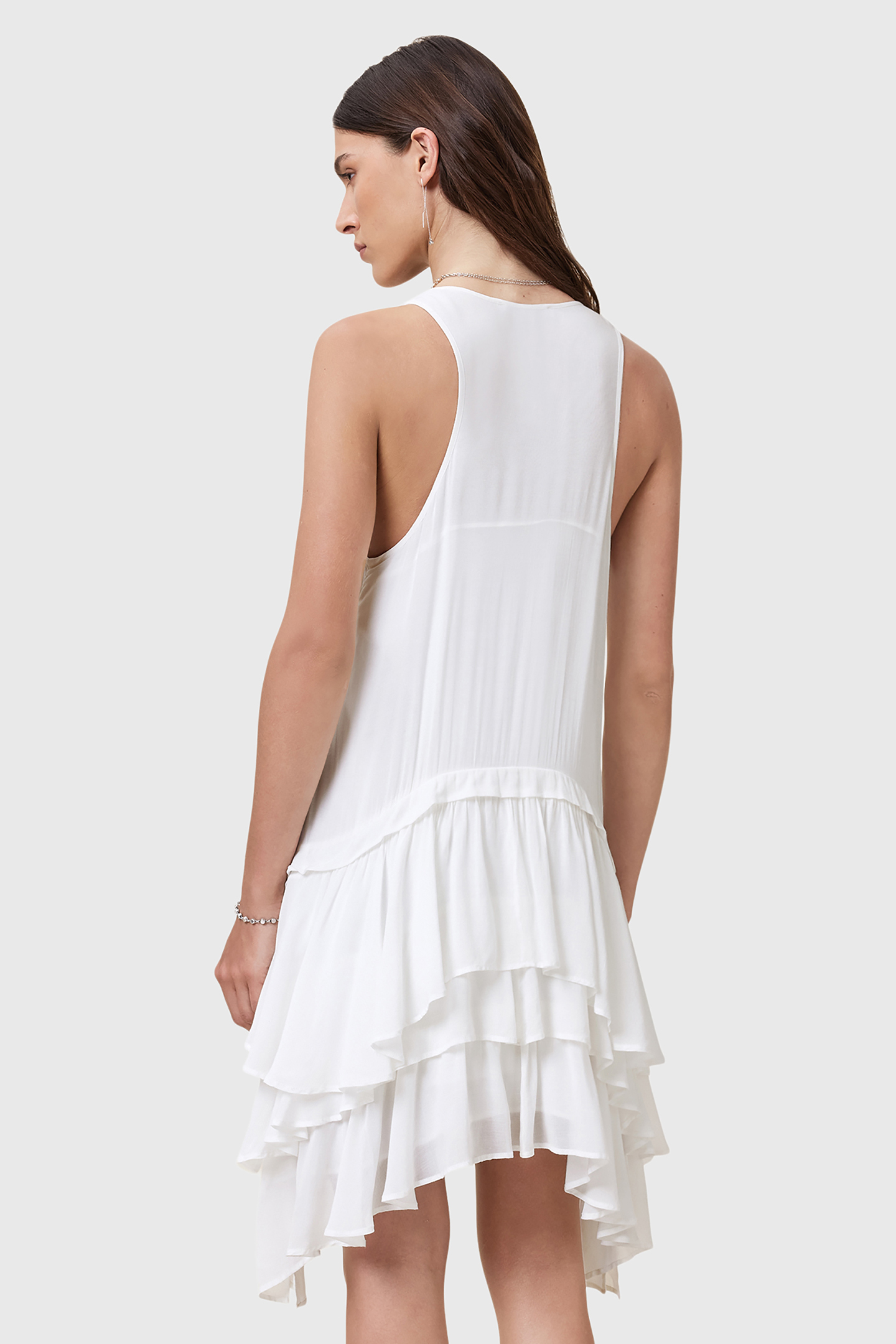 CAVARLY MINI DRESS OPTIC WHITE 2